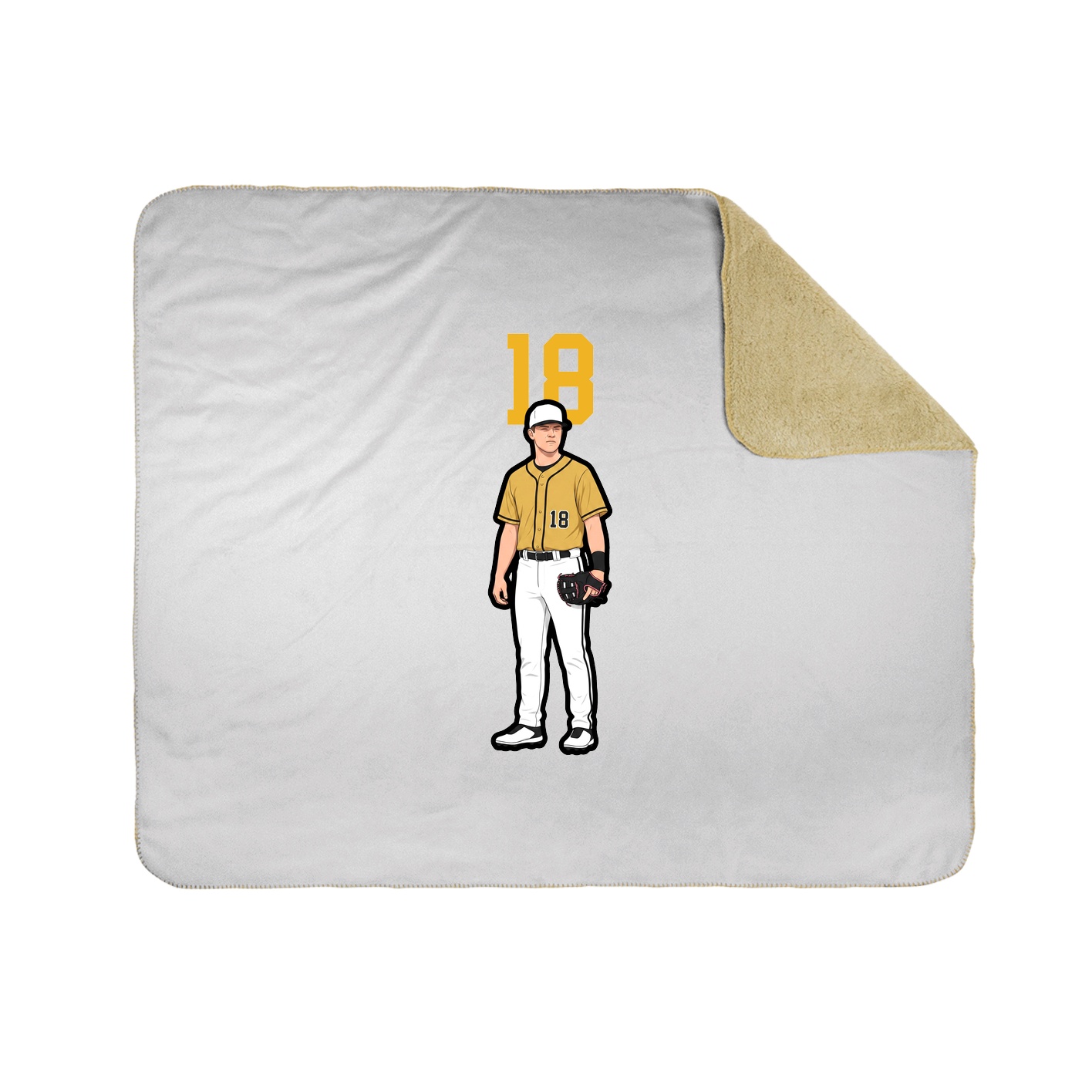 50x60 Sherpa Lined Throw Blanket