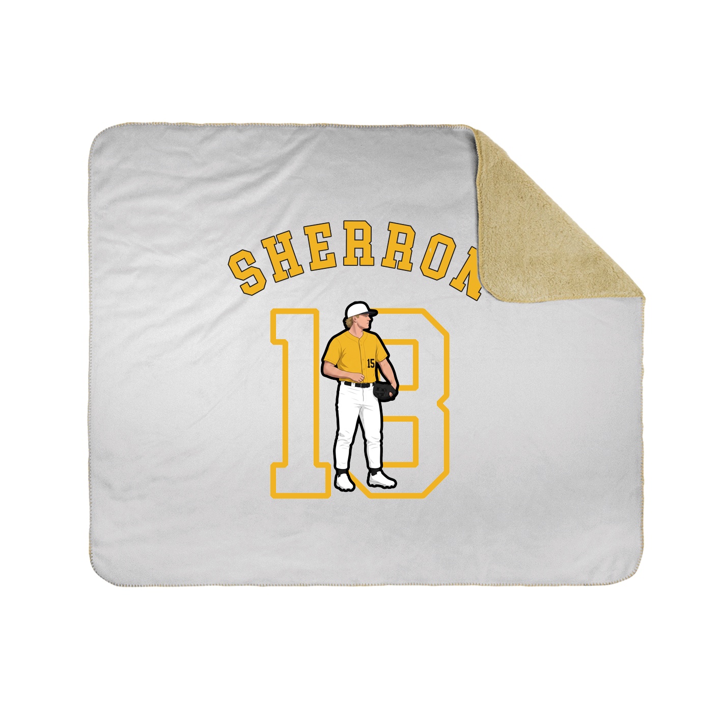 50x60 Sherpa Lined Throw Blanket