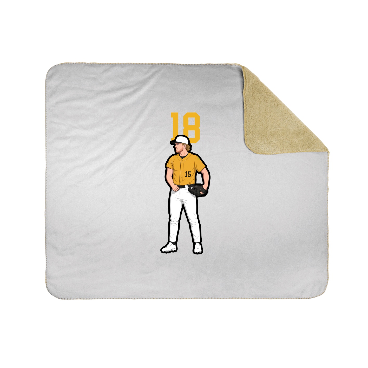 50x60 Sherpa Lined Throw Blanket