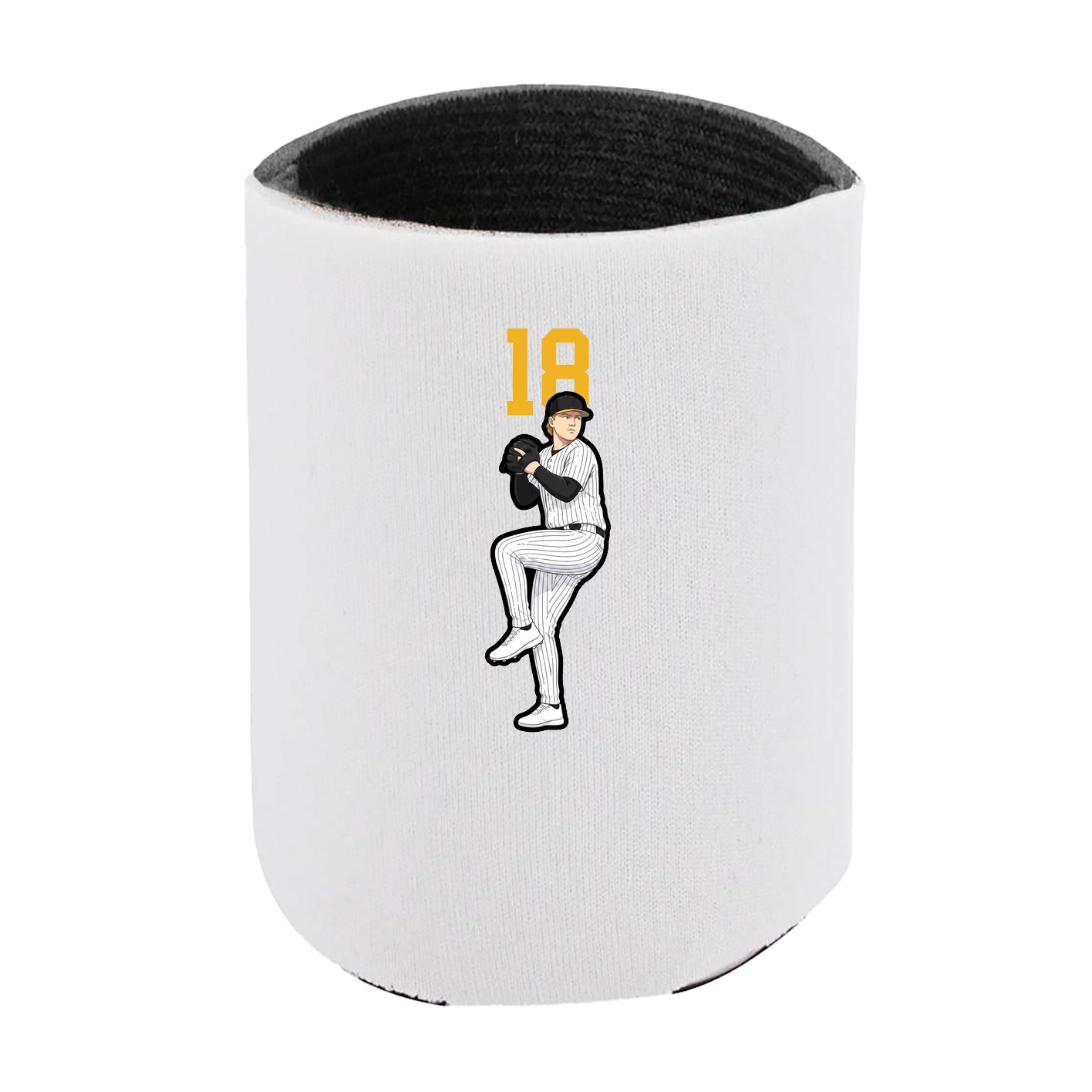 Can Holder — Number Top in White