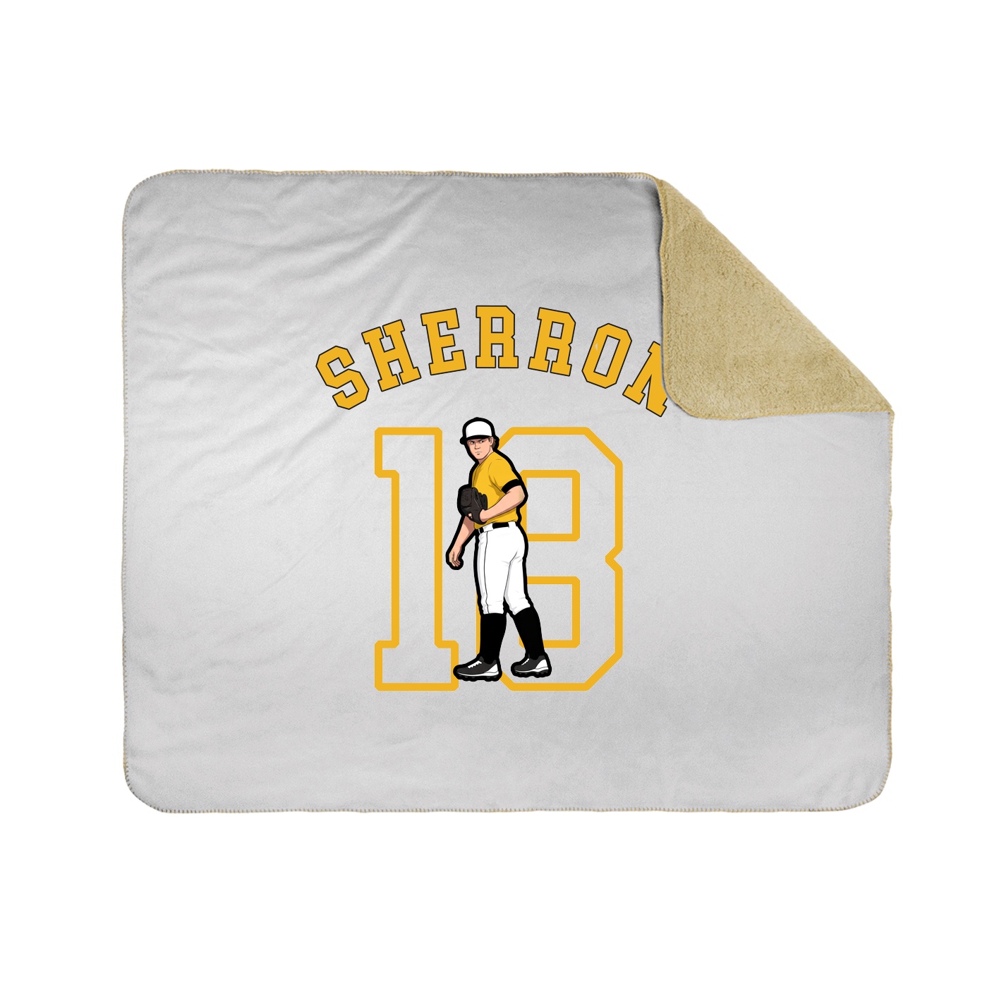 50x60 Sherpa Lined Throw Blanket