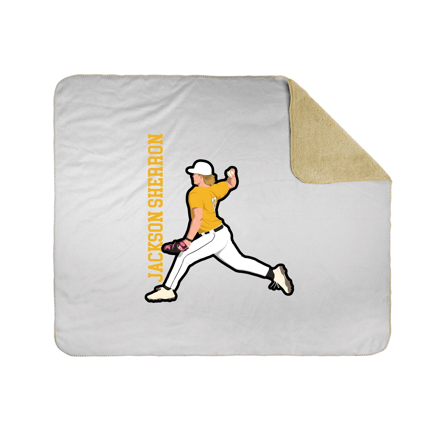 50x60 Sherpa Lined Throw Blanket