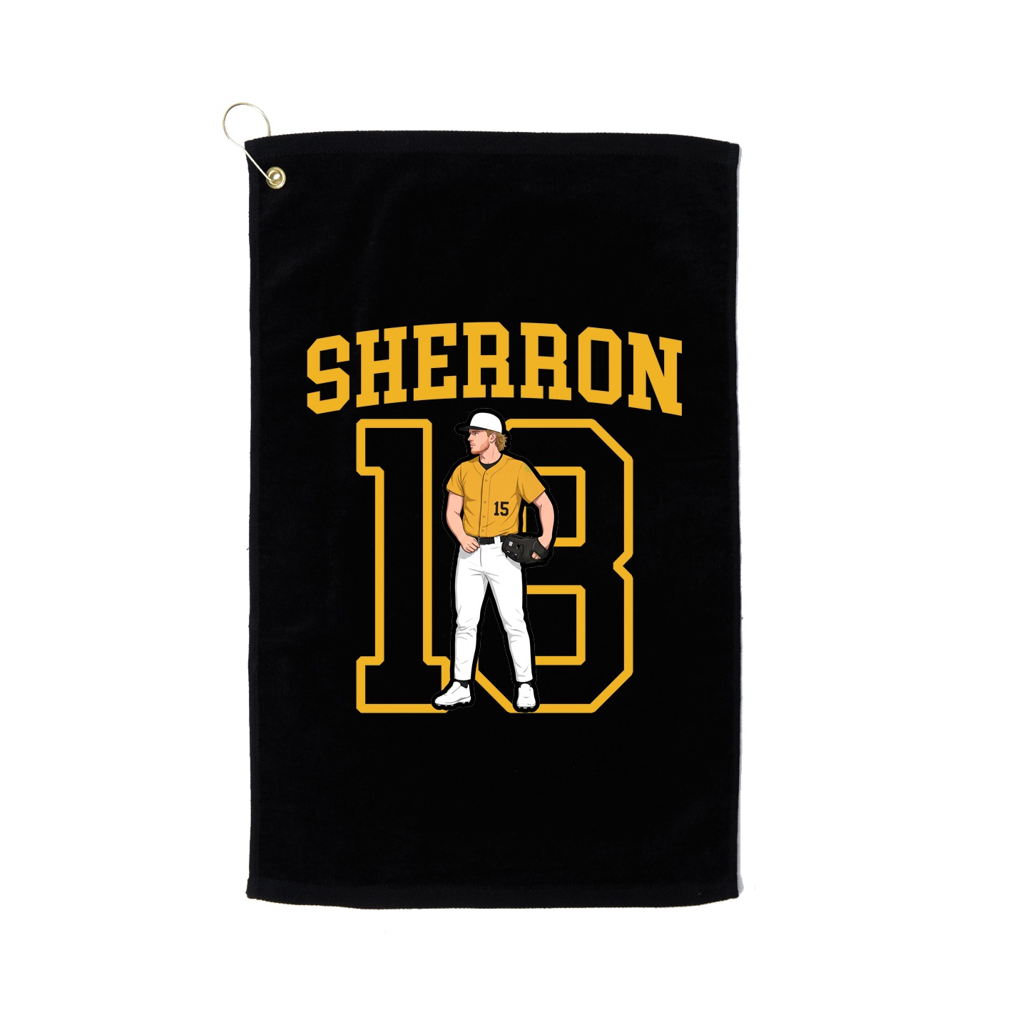 Golf Towel — Shirsey in Black