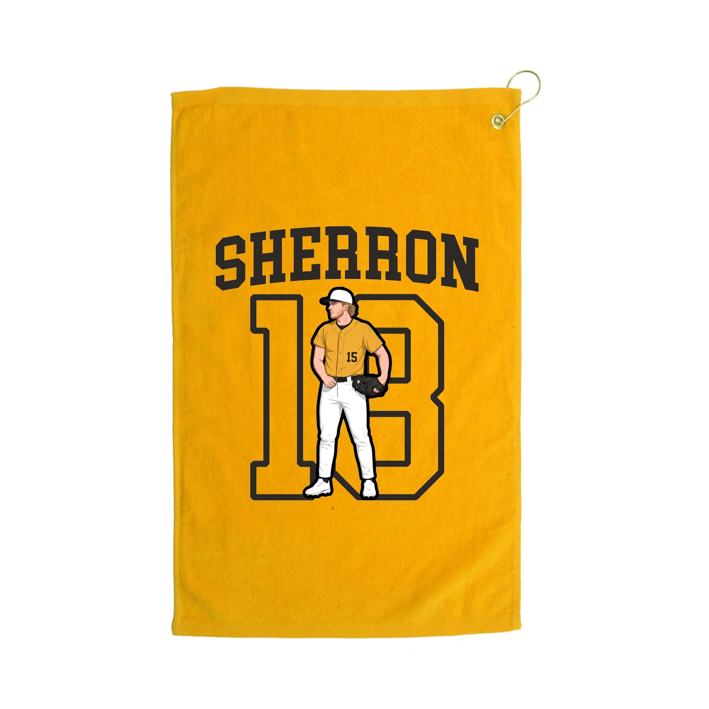 Golf Towel — Shirsey in Gold