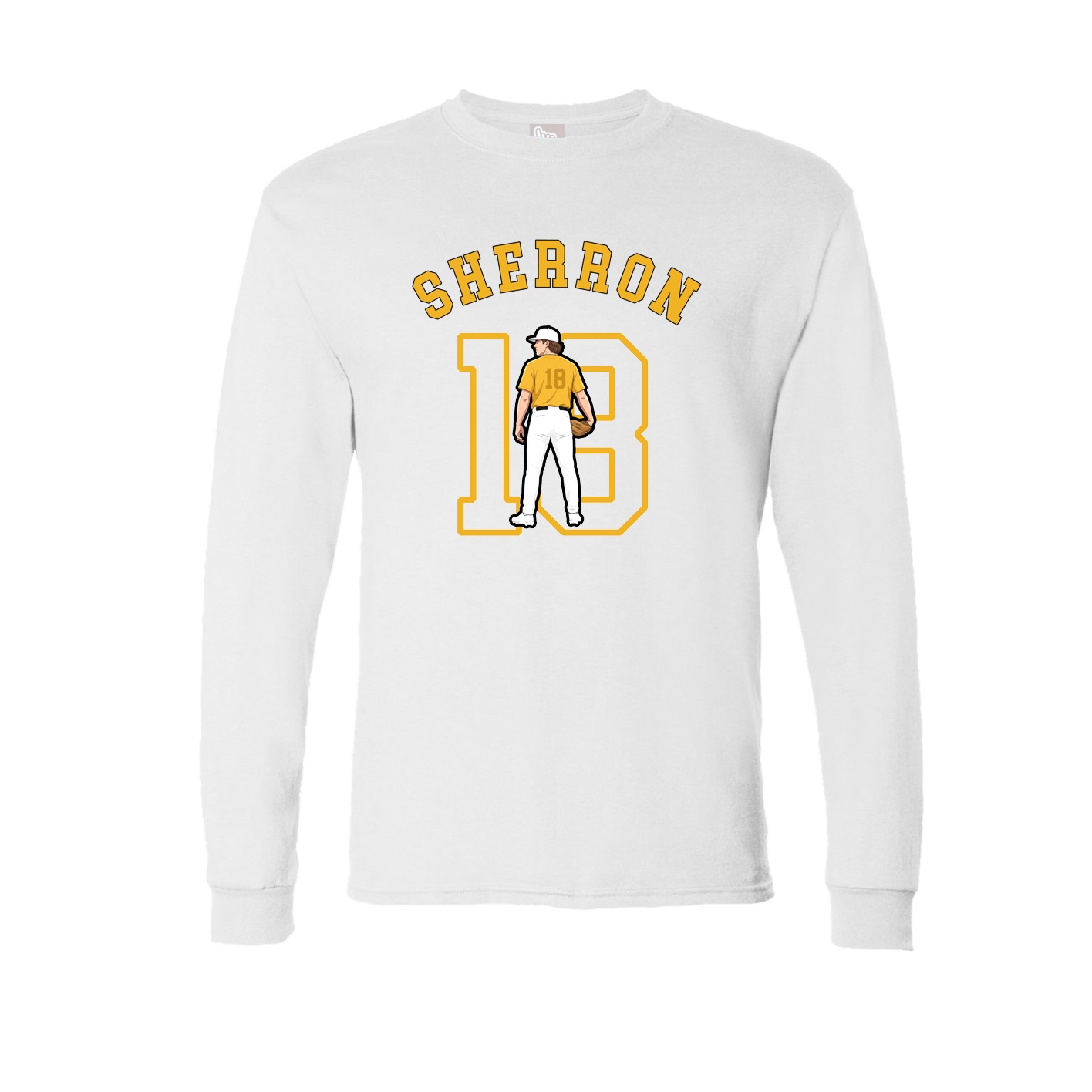 Long Sleeve Tee — Shirsey Arch in White