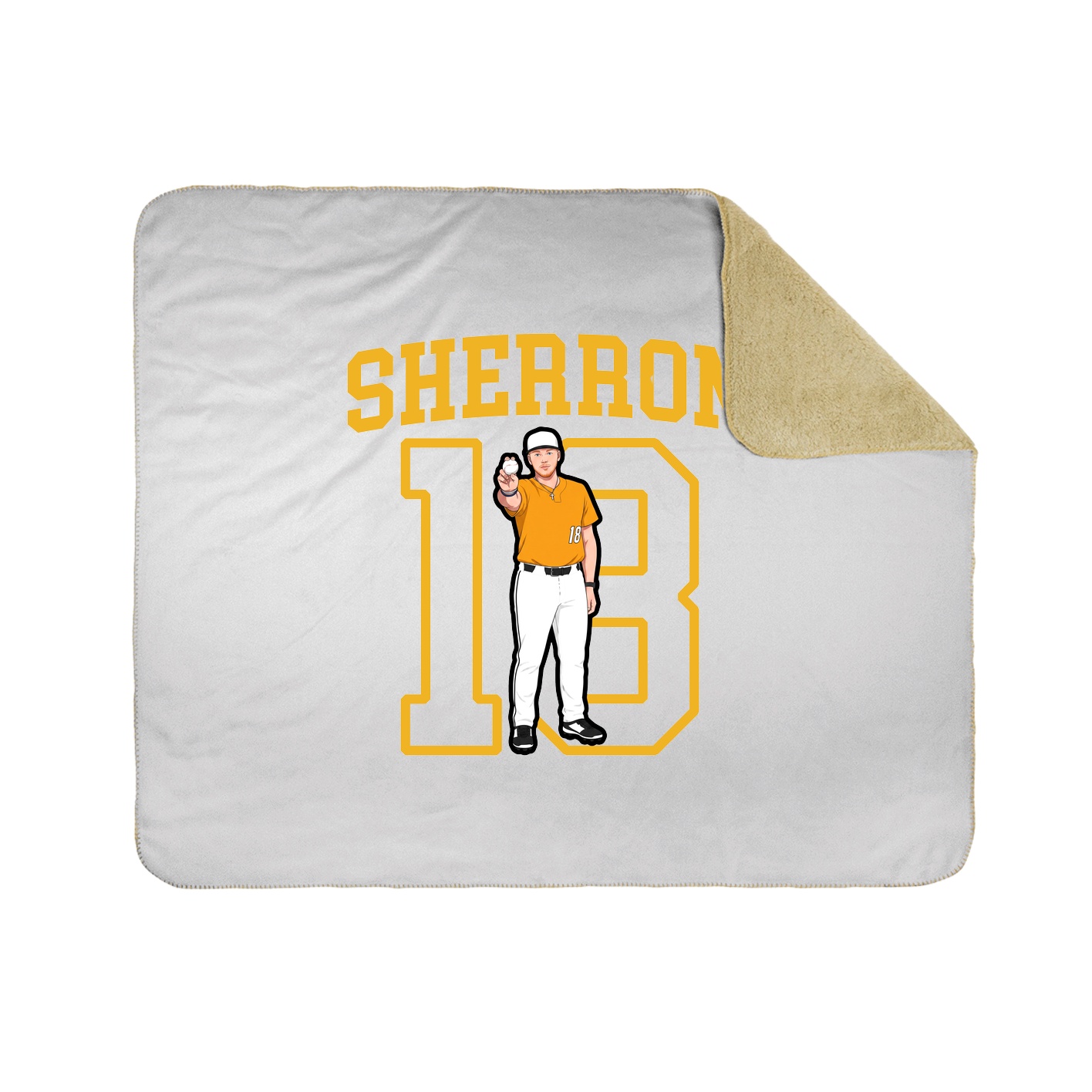 50x60 Sherpa Lined Throw Blanket