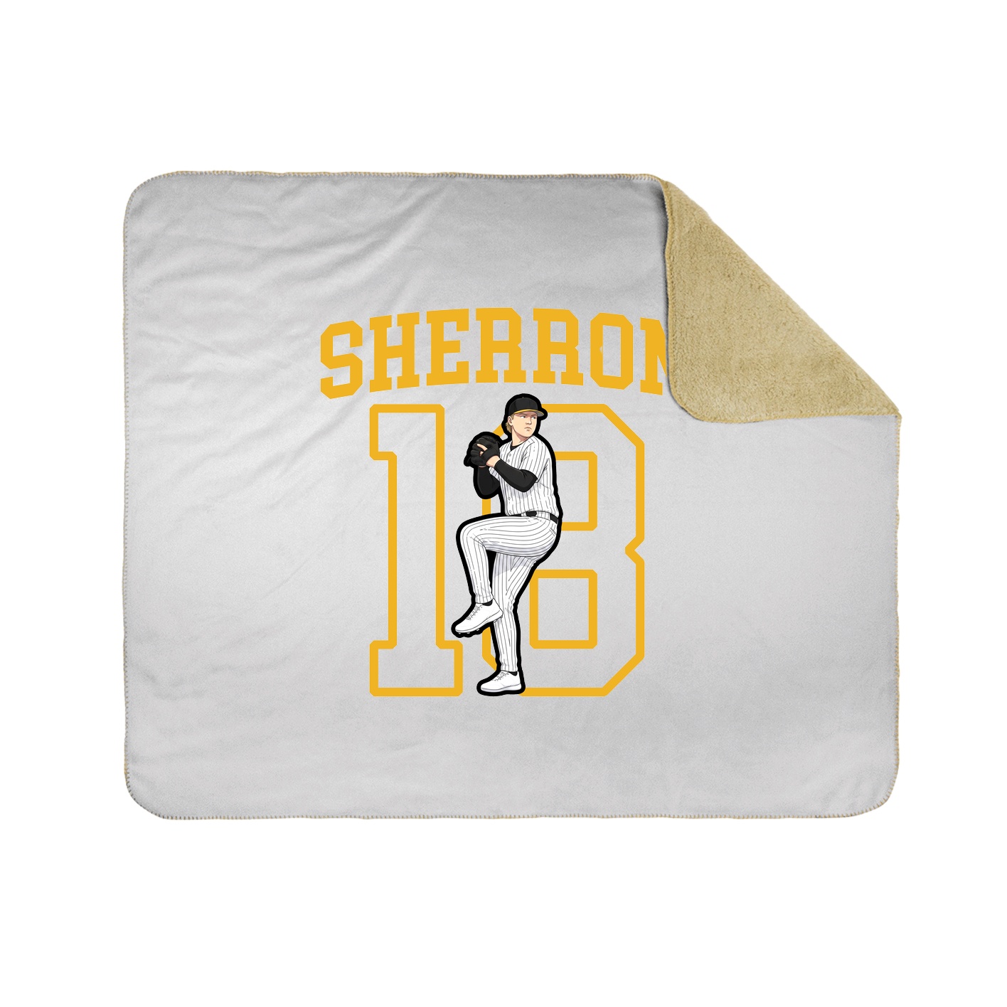 50x60 Sherpa Lined Throw Blanket