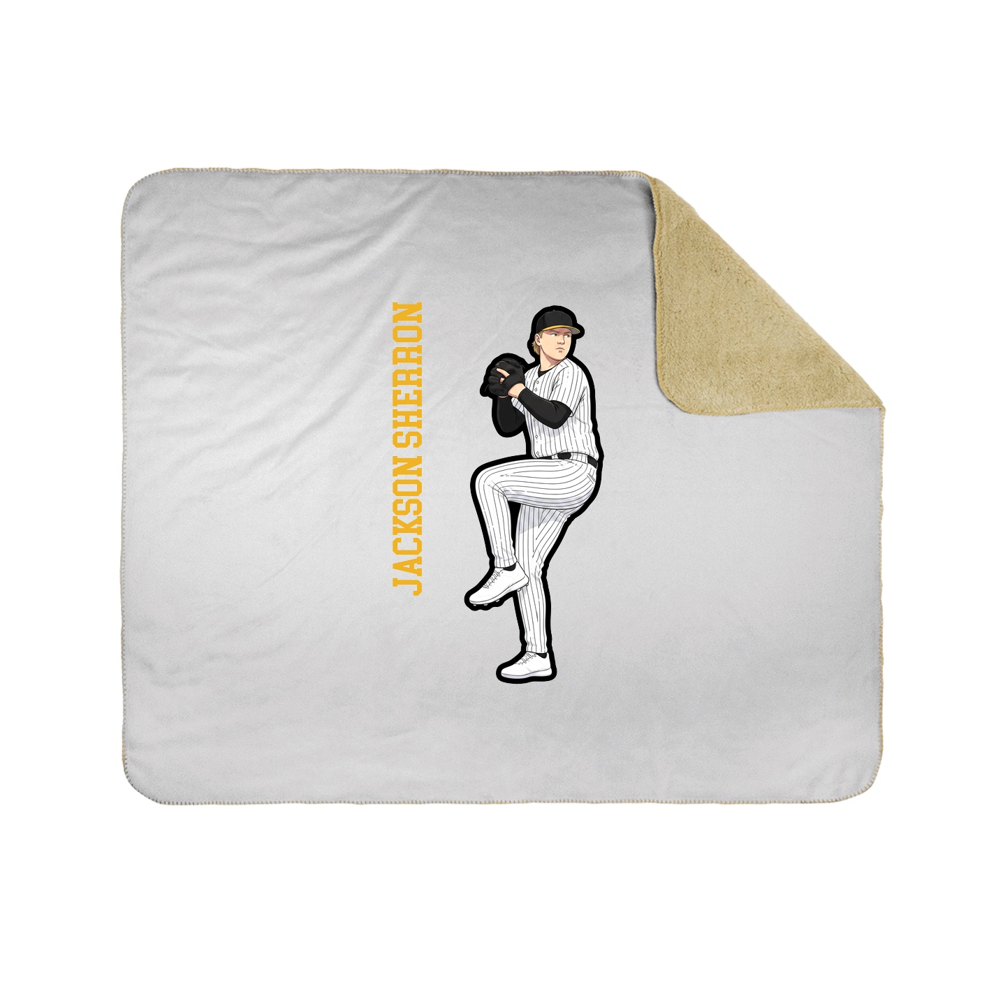 50x60 Sherpa Lined Throw Blanket