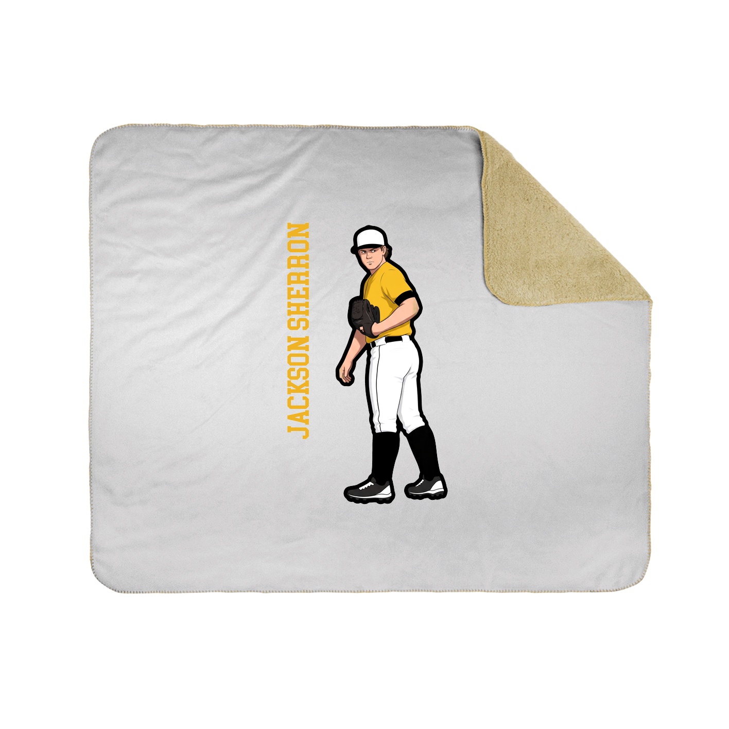 50x60 Sherpa Lined Throw Blanket