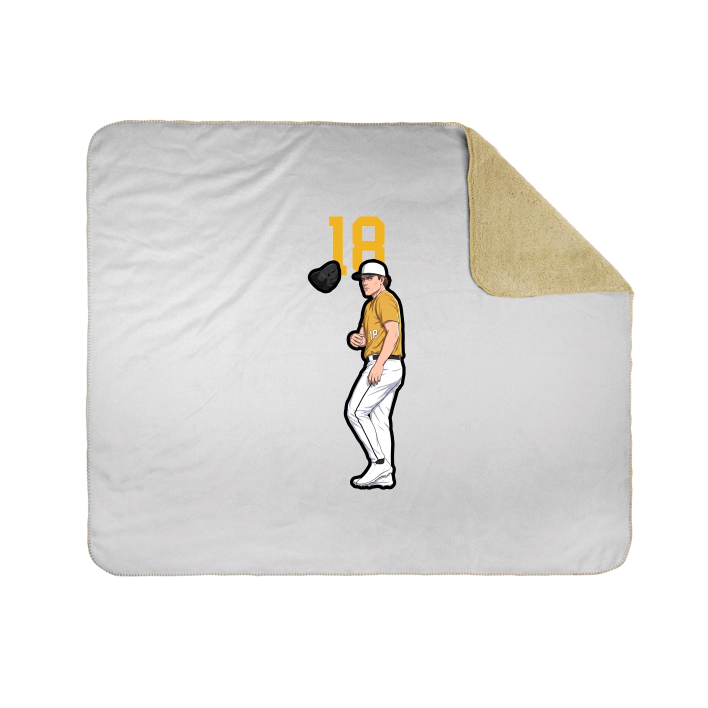 50x60 Sherpa Lined Throw Blanket