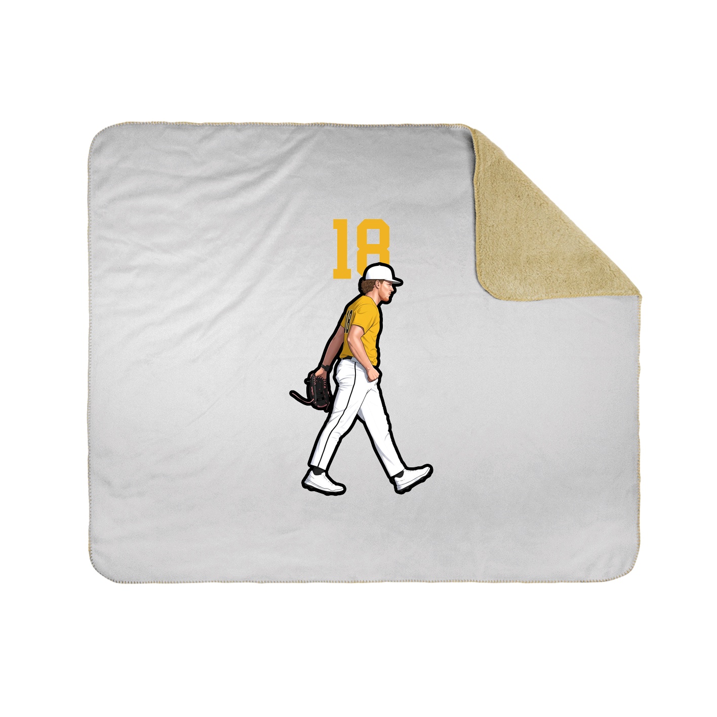 50x60 Sherpa Lined Throw Blanket