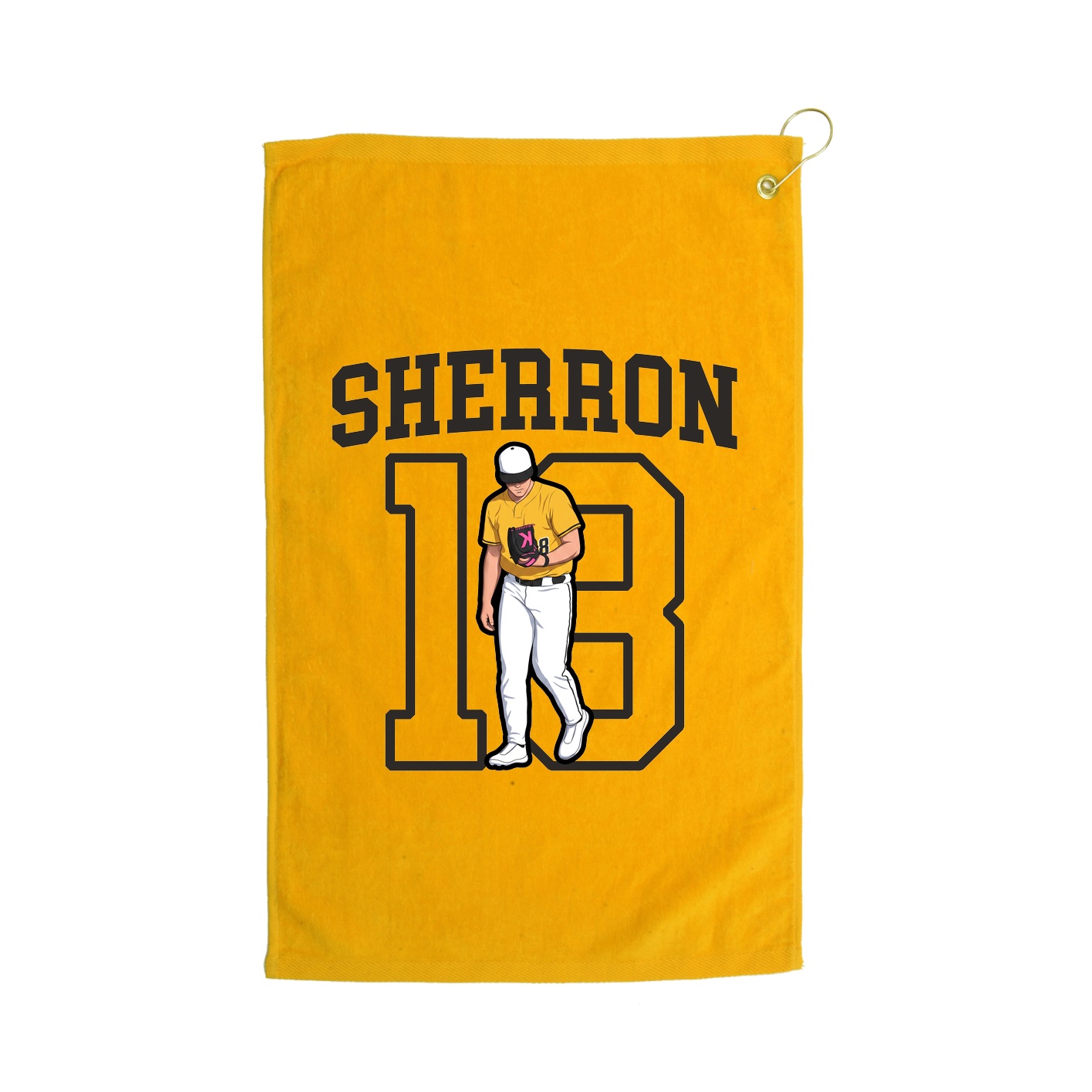Golf Towel — Shirsey in Gold