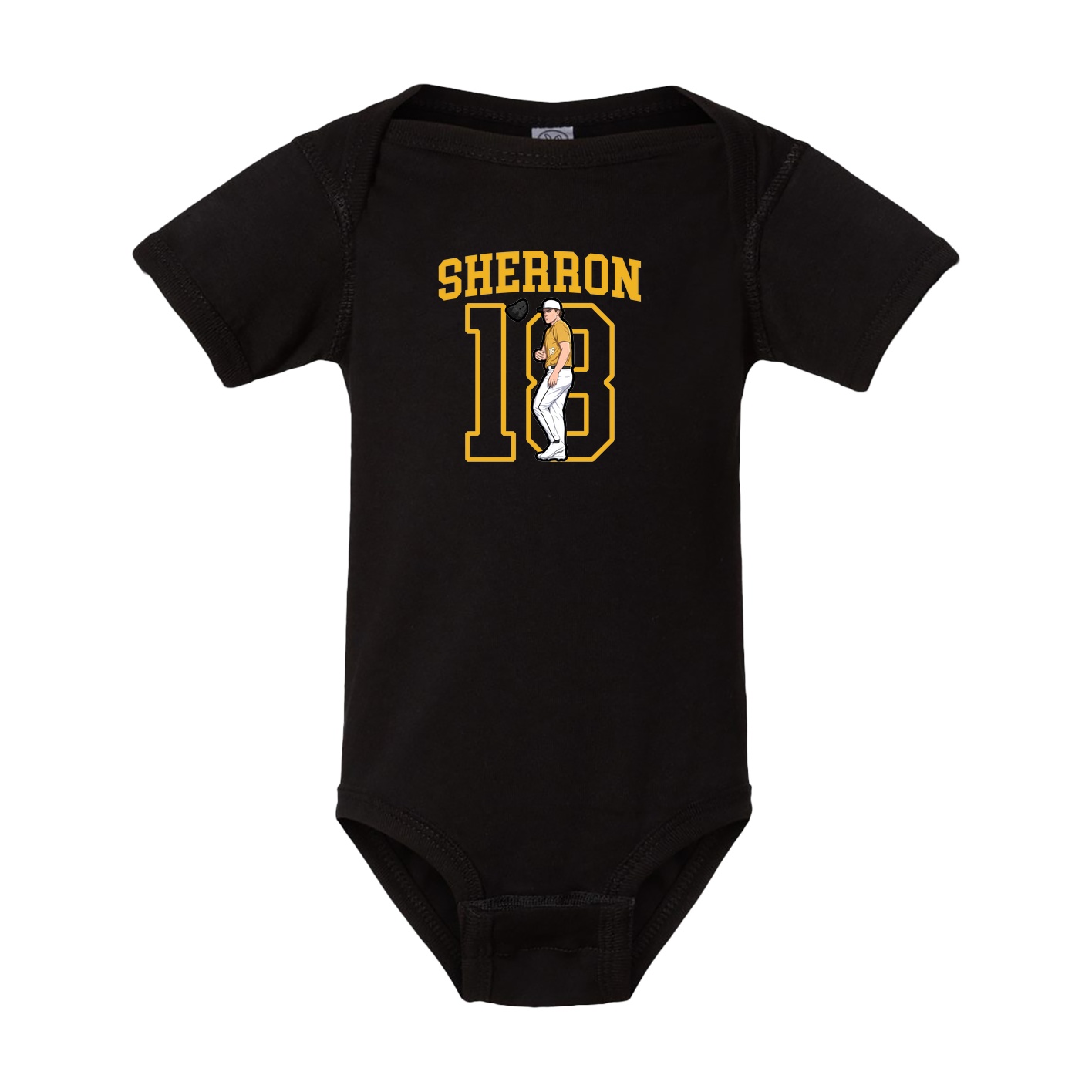Baby Onesie — Shirsey in Black