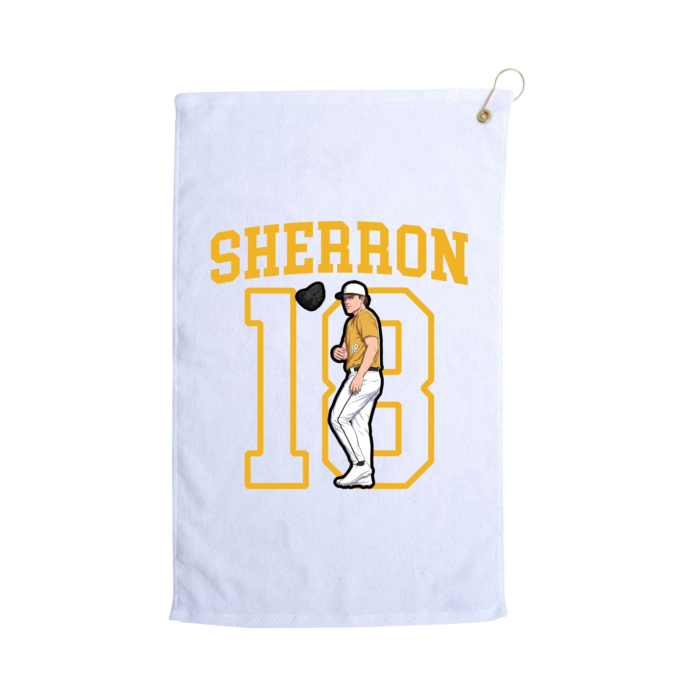 Golf Towel — Shirsey in White