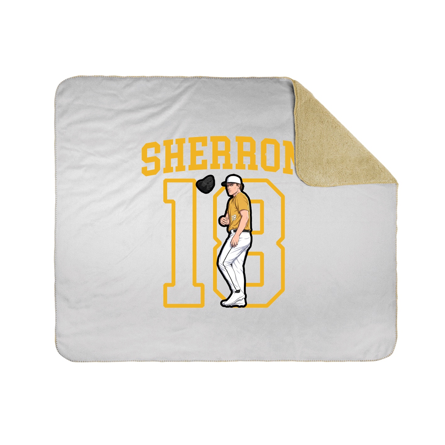 50x60 Sherpa Lined Throw Blanket