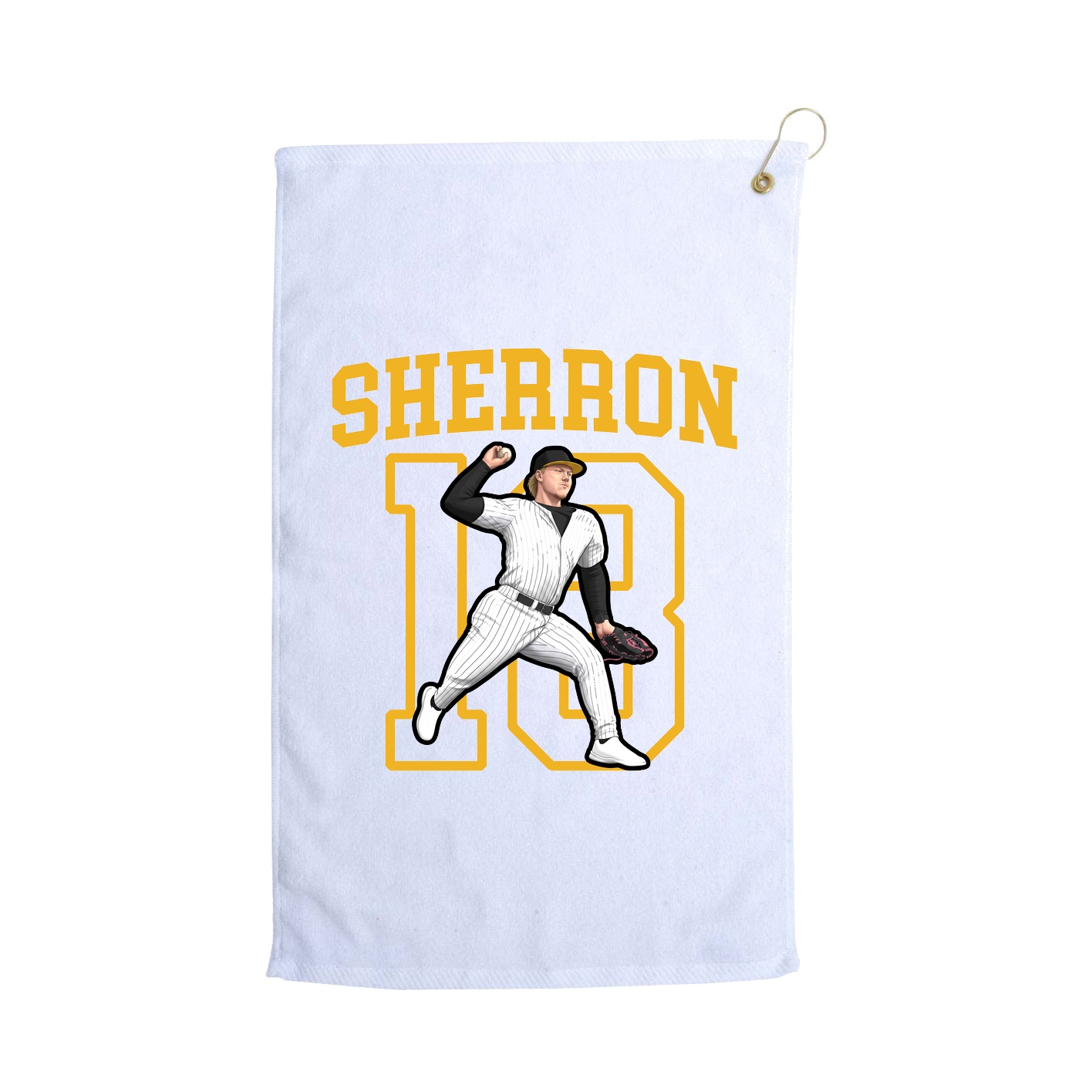 Golf Towel — Shirsey in White