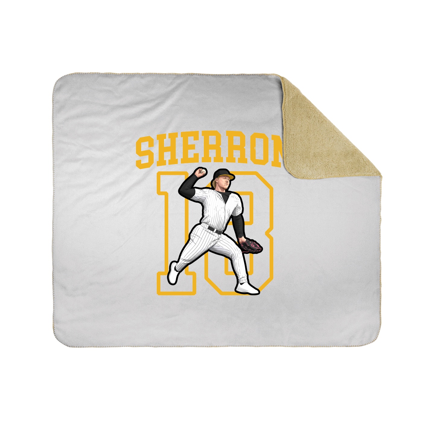 50x60 Sherpa Lined Throw Blanket