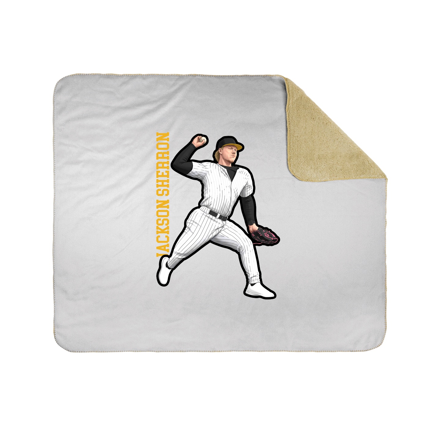 50x60 Sherpa Lined Throw Blanket