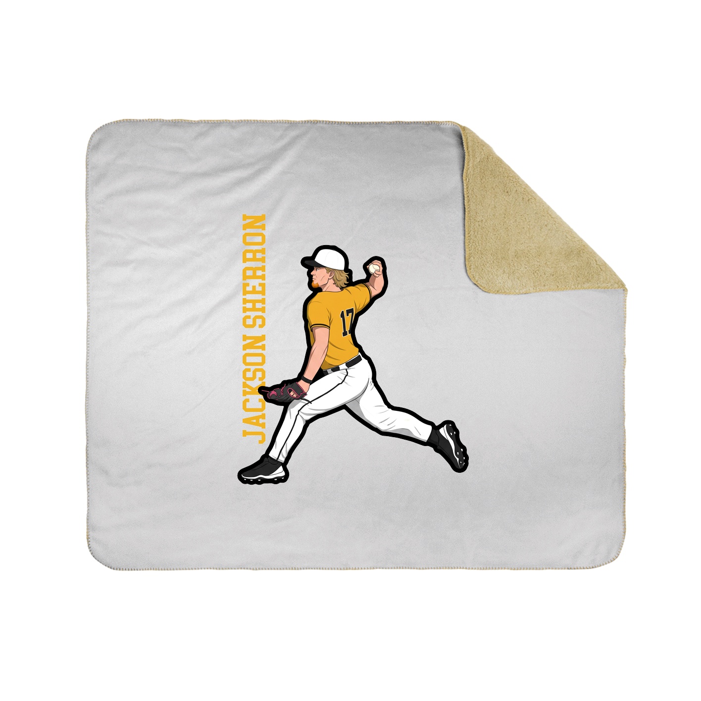 50x60 Sherpa Lined Throw Blanket