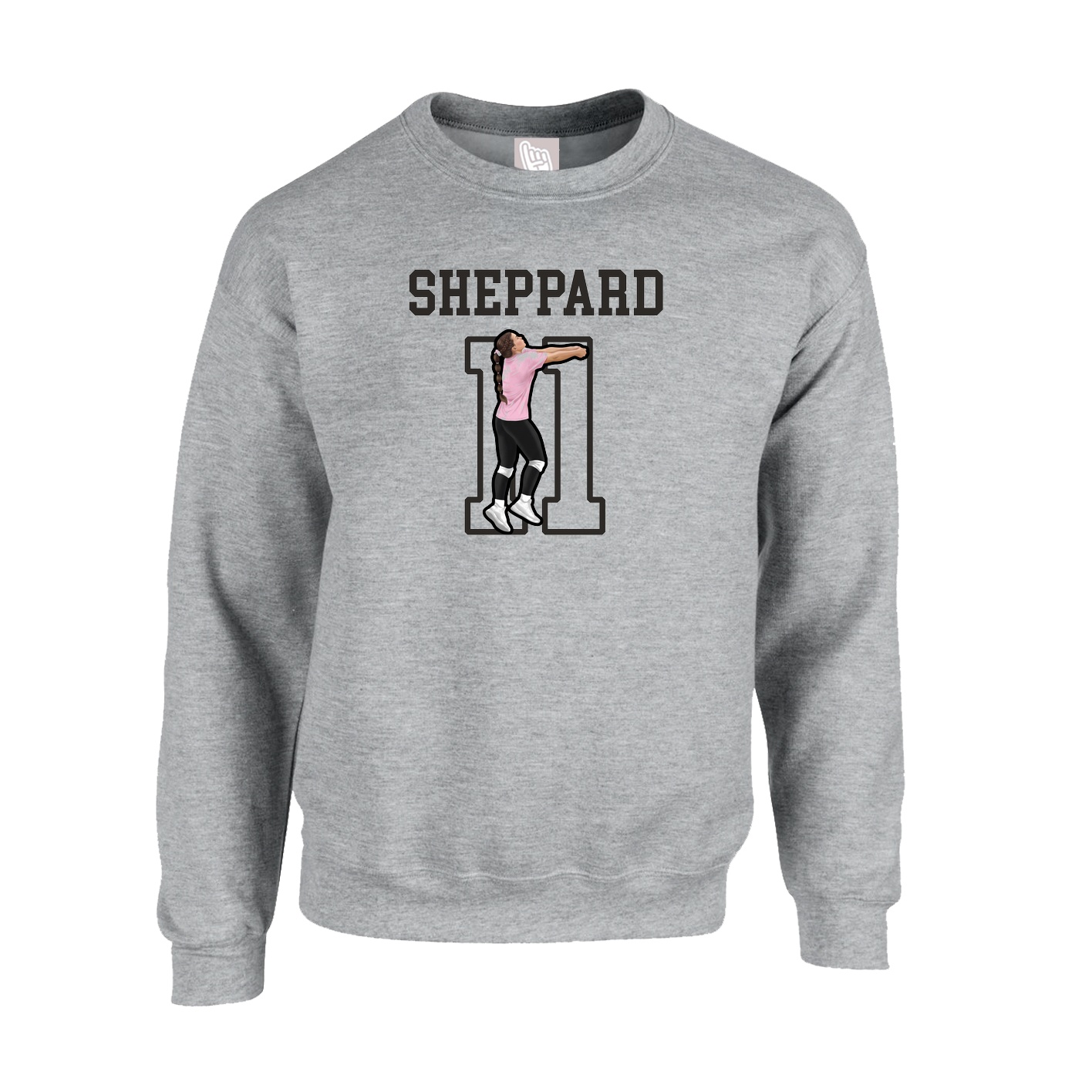 Fleece Crew — Shirsey in Grey