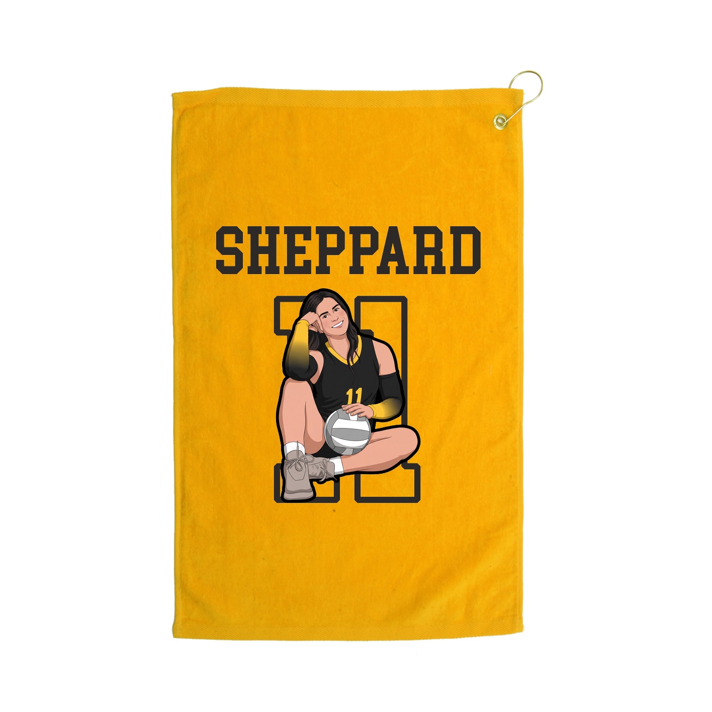 Golf Towel — Shirsey in Gold