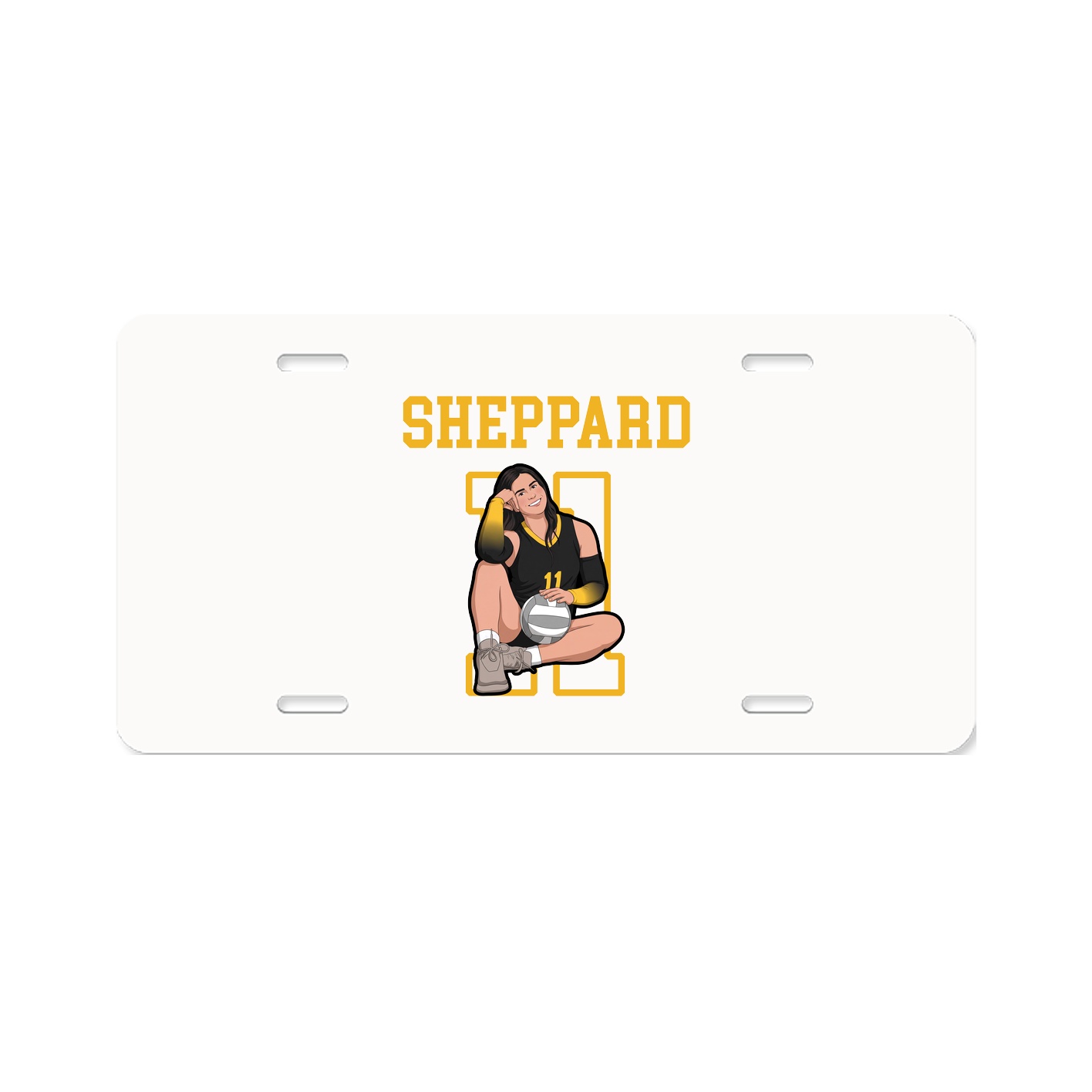 License Plate — Shirsey in Classic