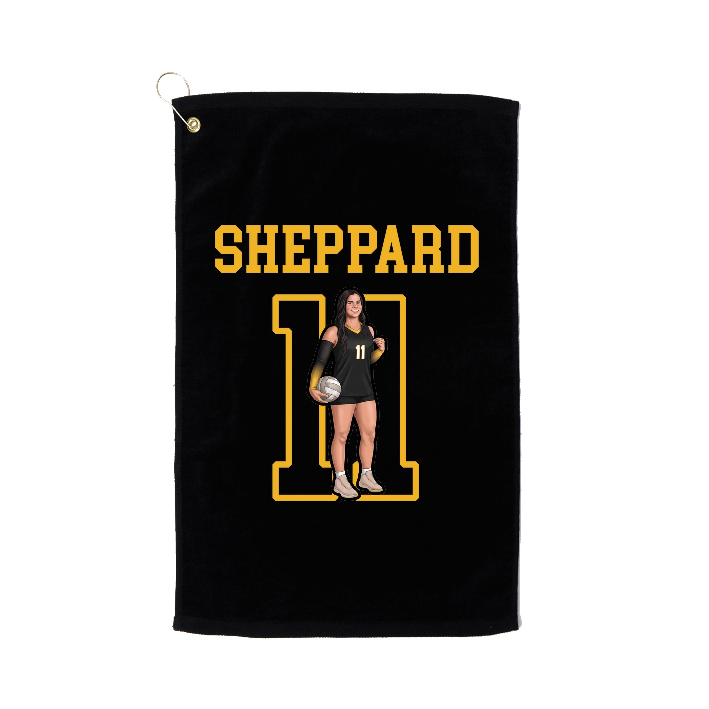 Golf Towel — Shirsey in Black