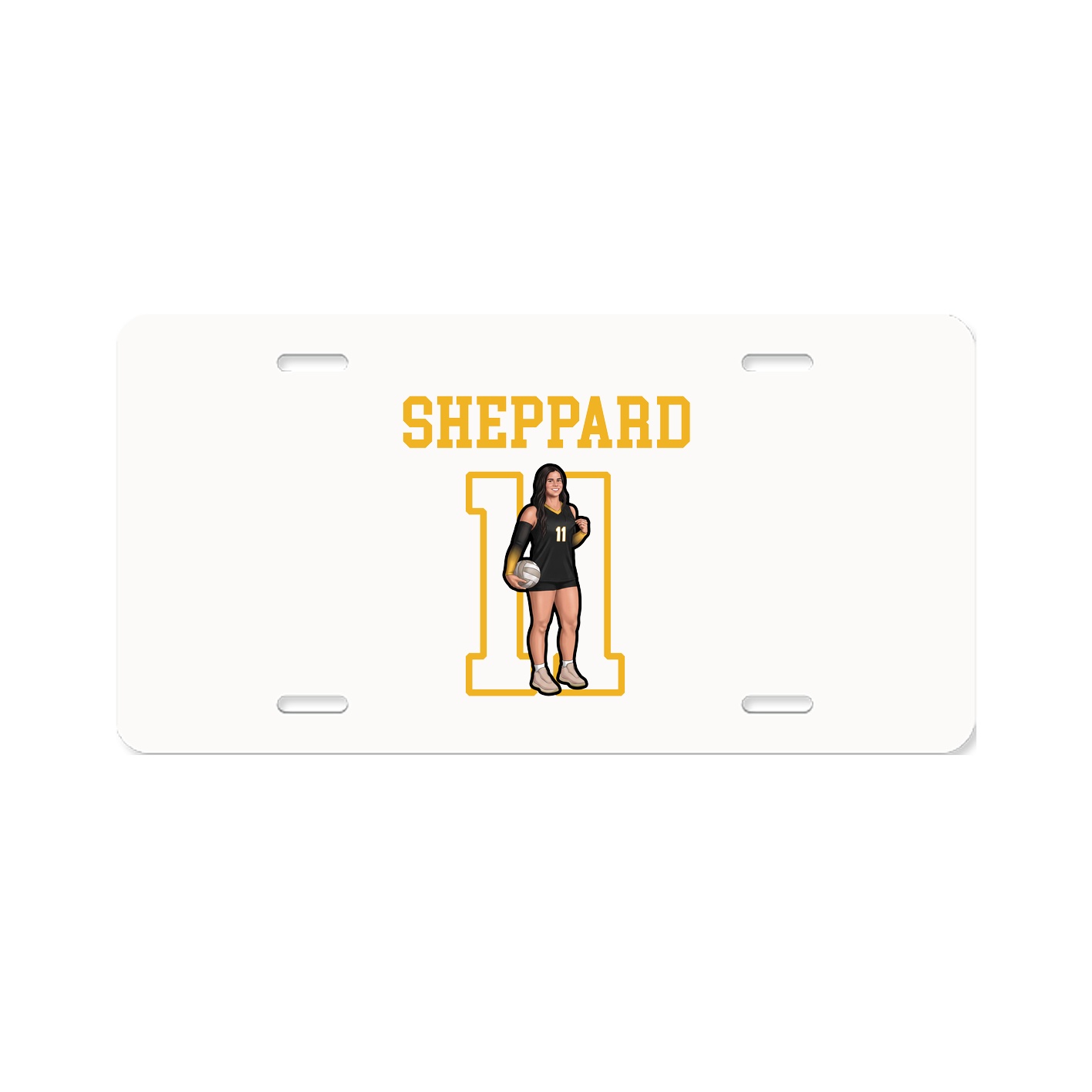 License Plate — Shirsey in Classic