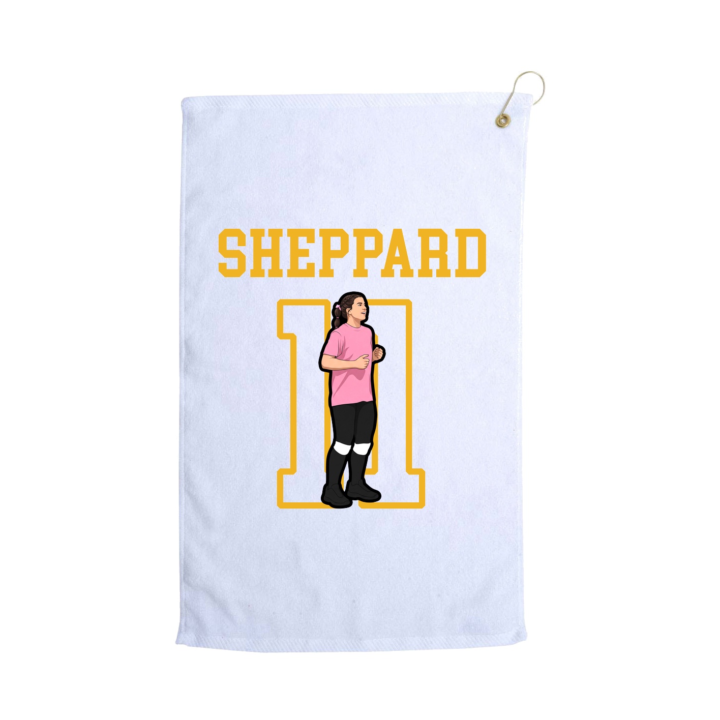 Golf Towel — Shirsey in White