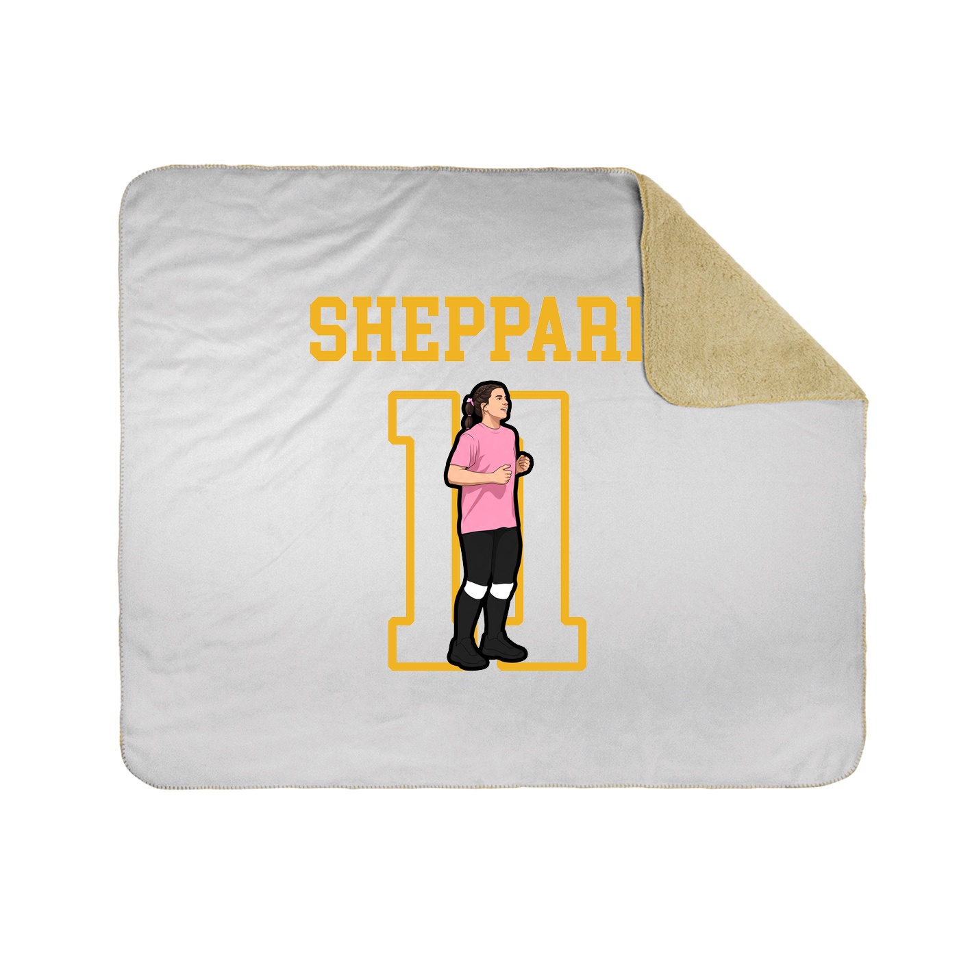 Throw Blanket — Shirsey in White