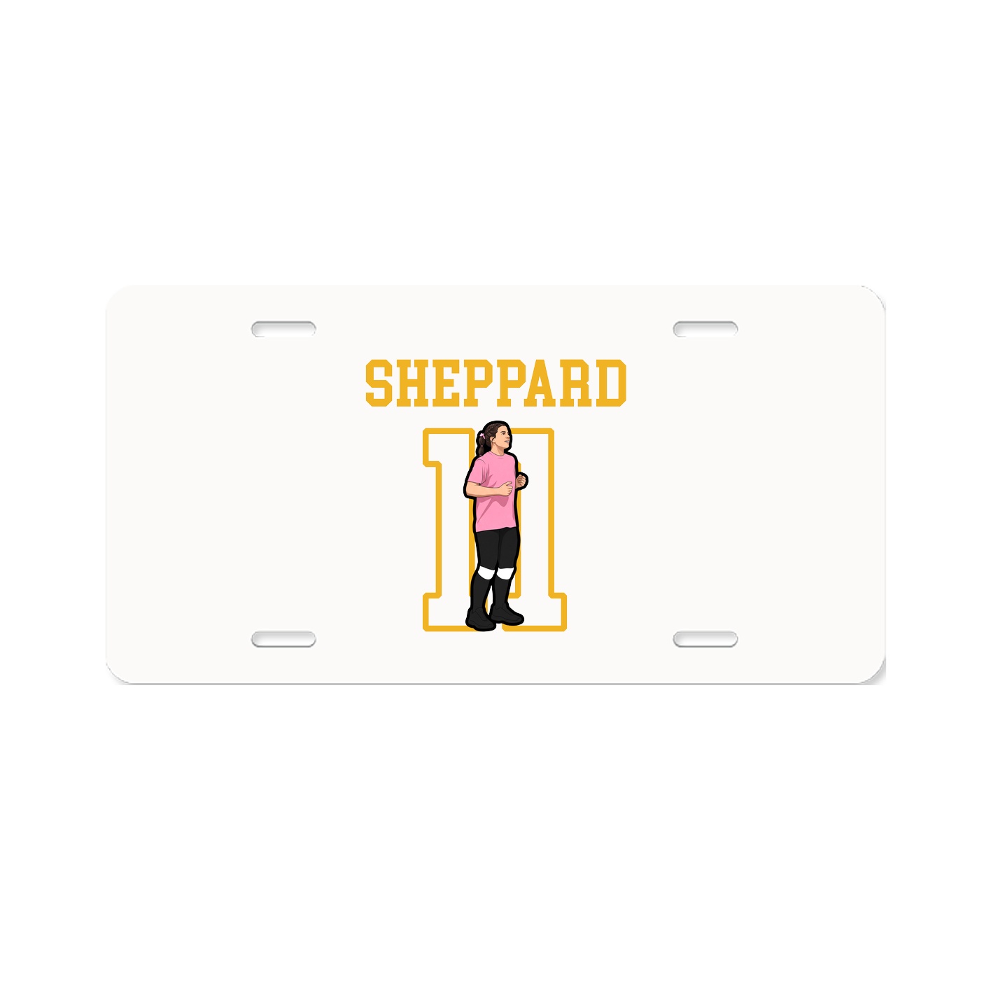 License Plate — Shirsey in Classic