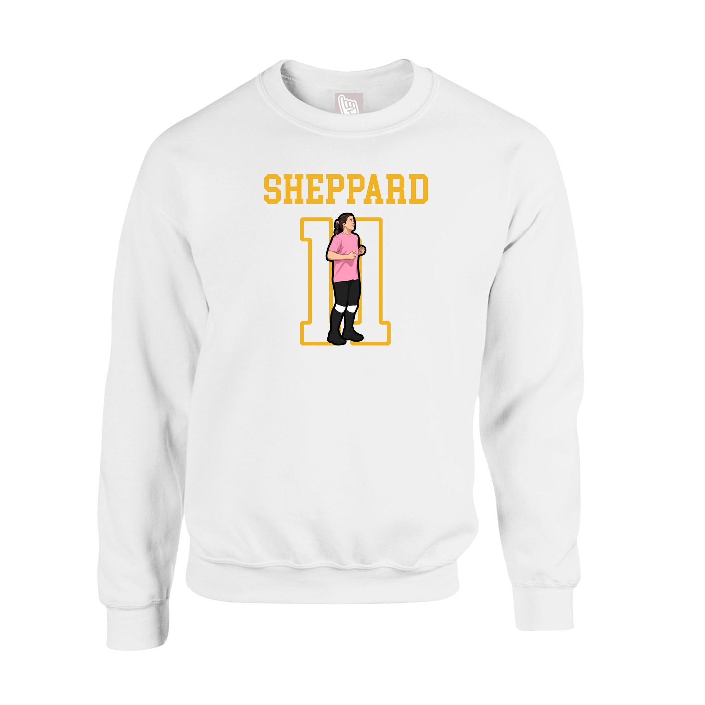 Fleece Crew — Shirsey in White