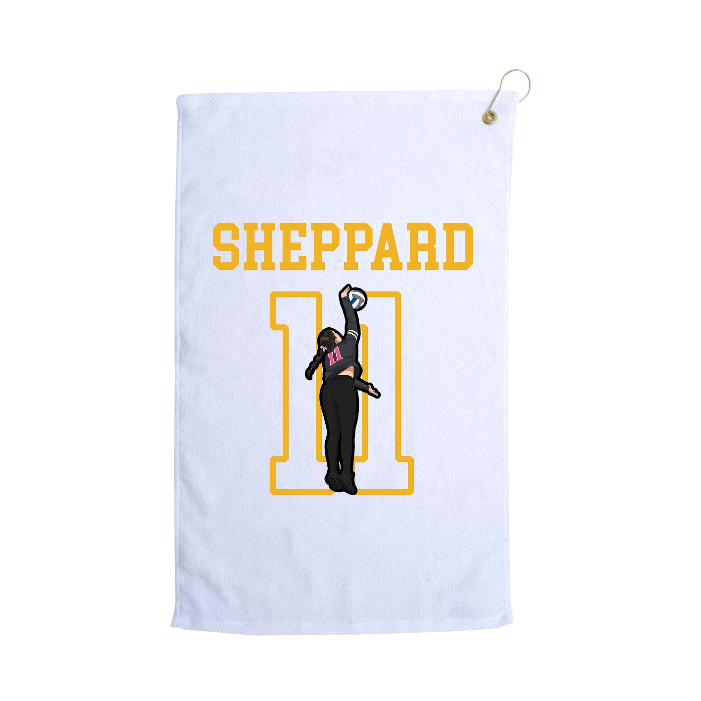 Golf Towel — Shirsey in White