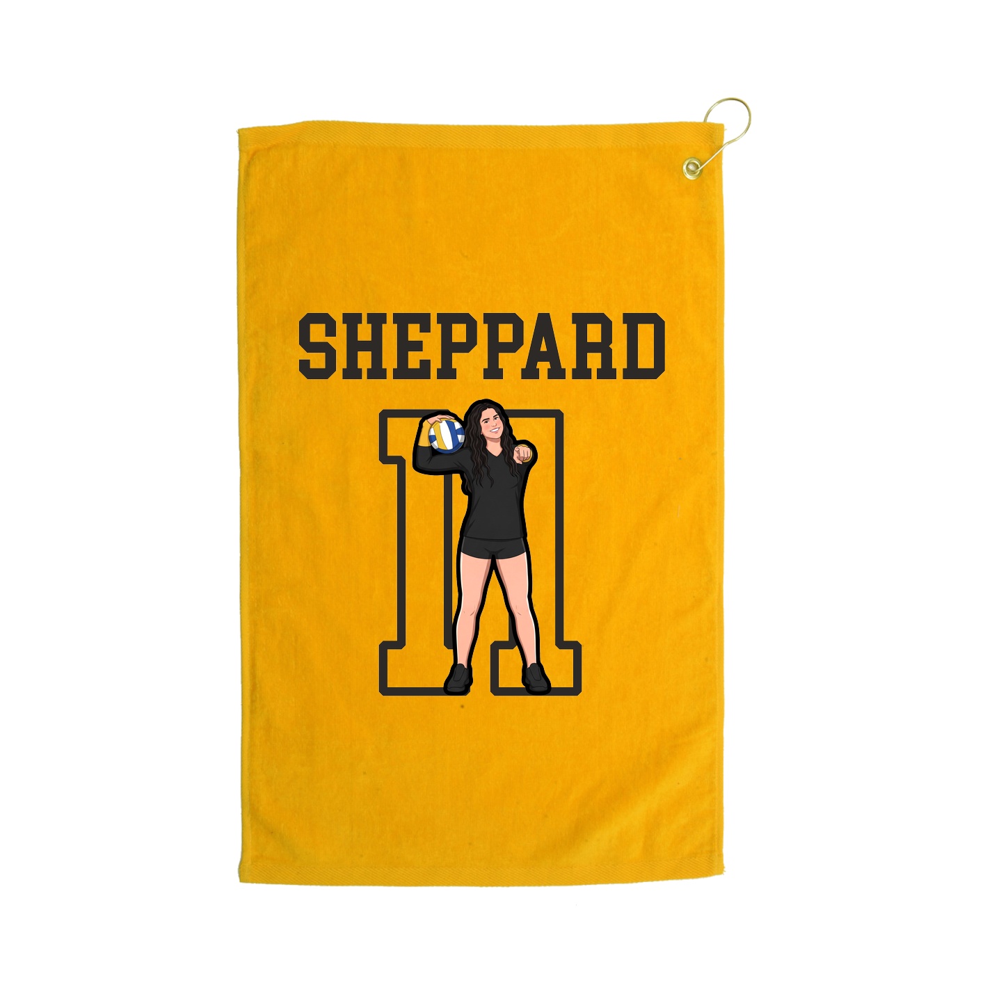 Golf Towel — Shirsey in Gold