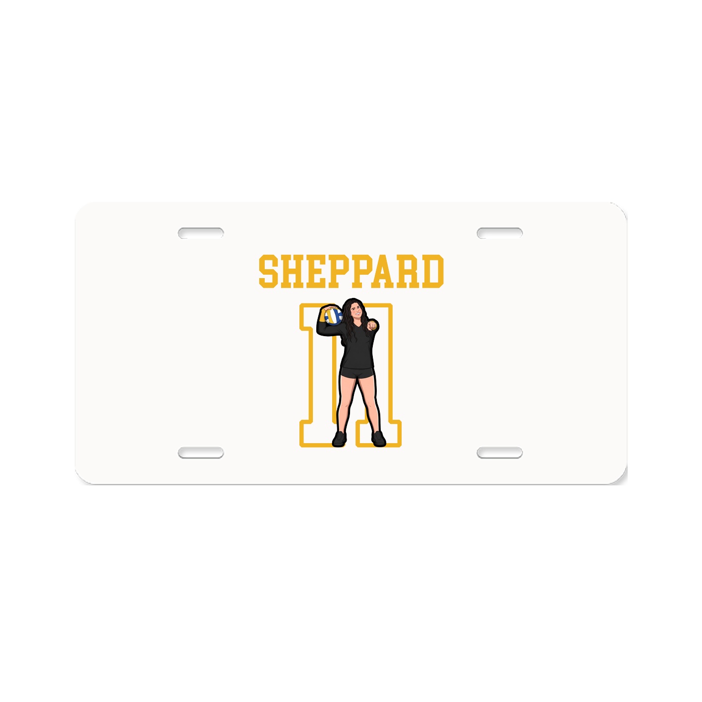 License Plate — Shirsey in Classic