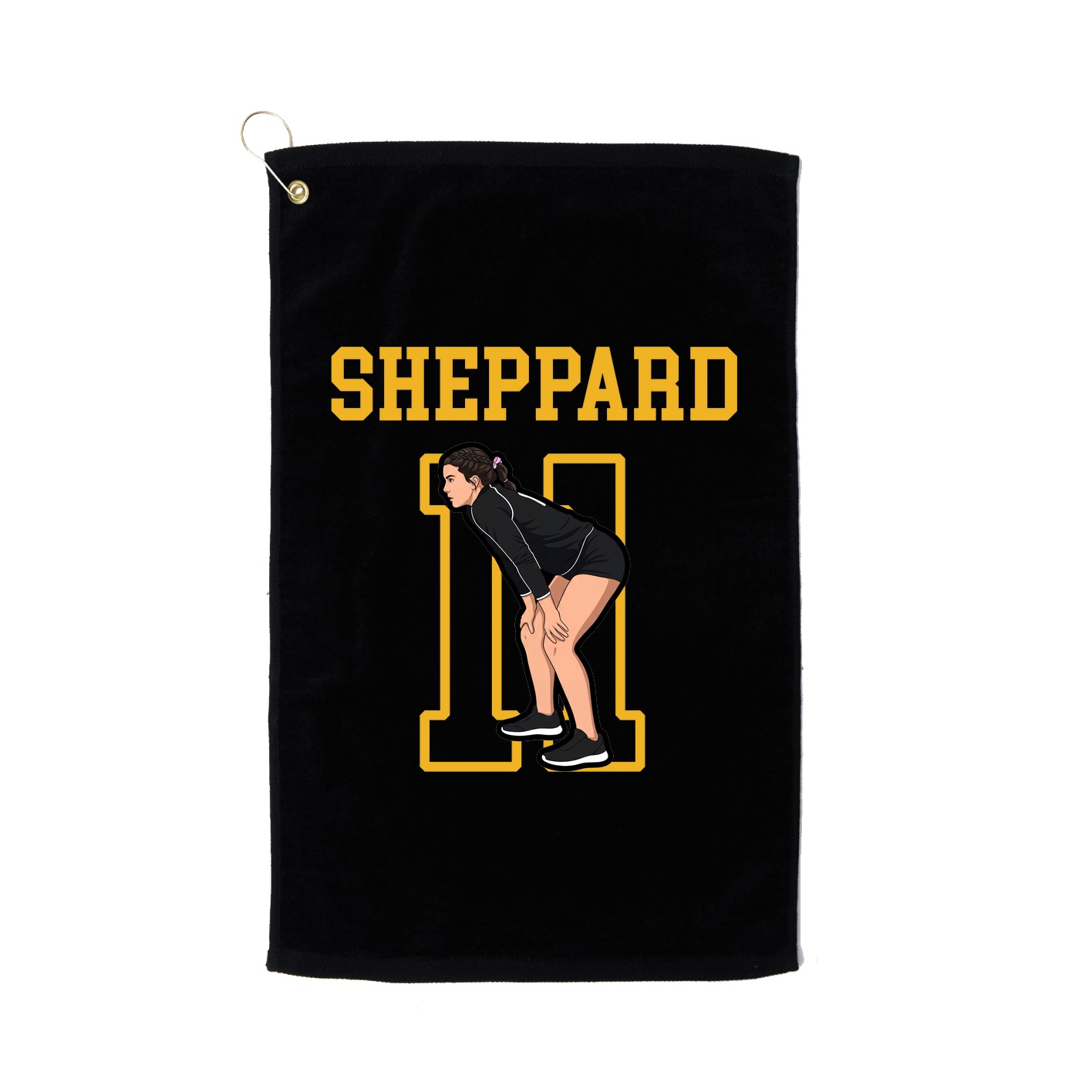 Golf Towel — Shirsey in Black