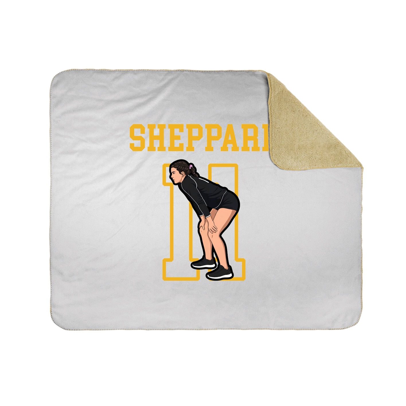 Throw Blanket — Shirsey in White