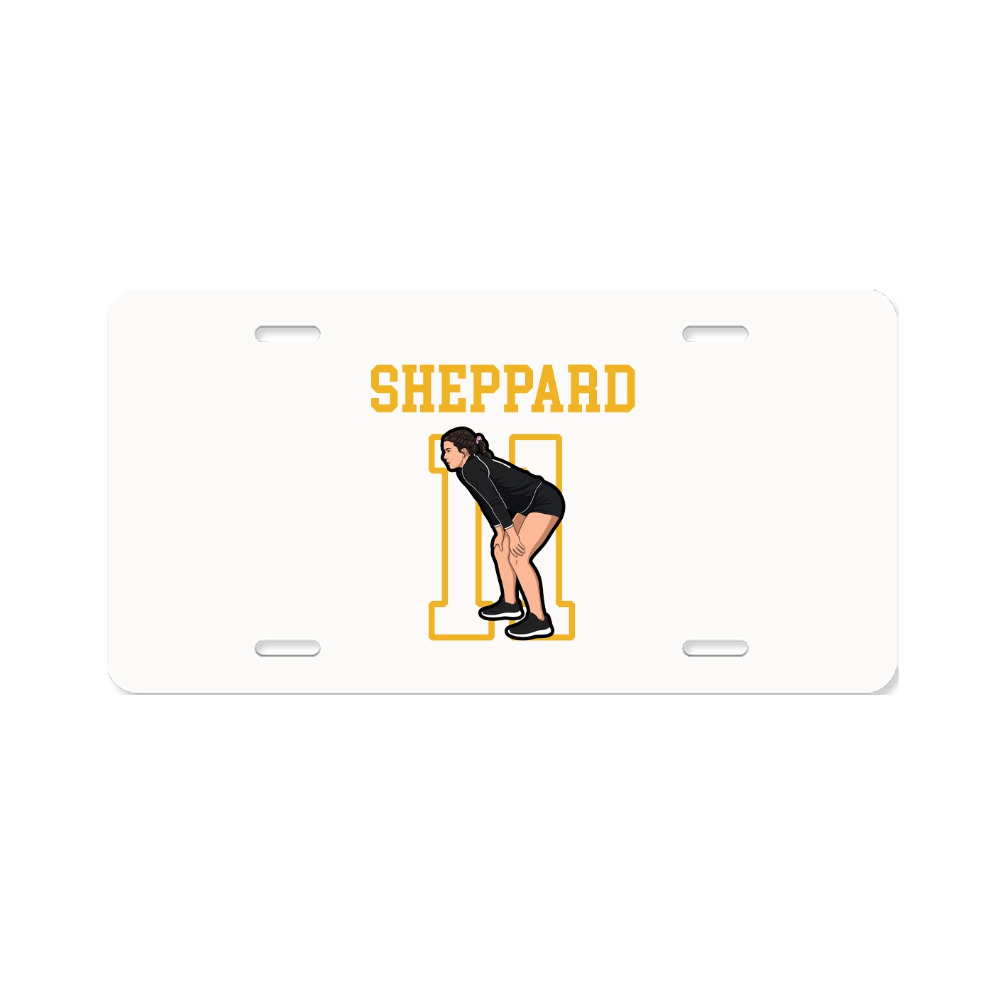 License Plate — Shirsey in Classic