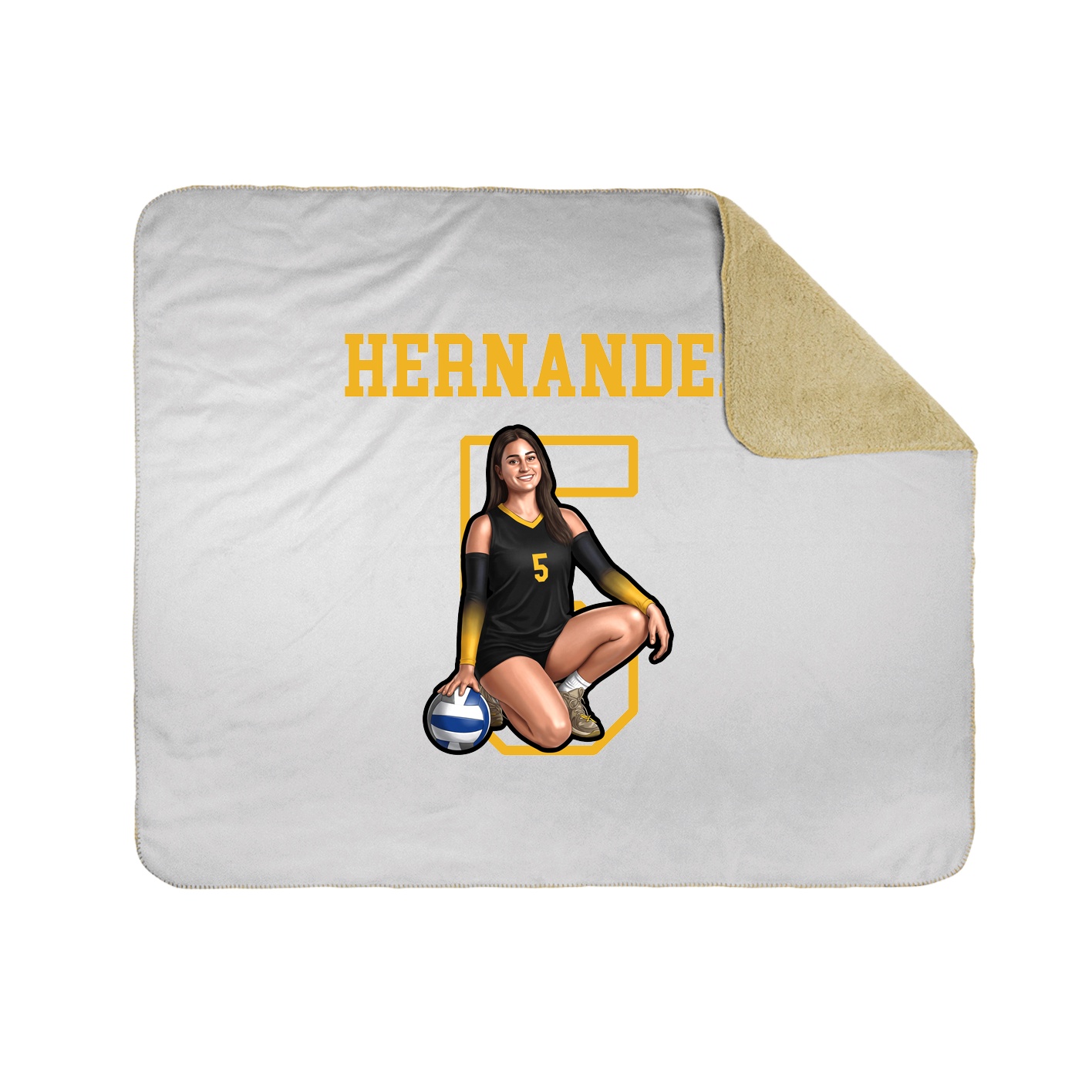 Throw Blanket — Shirsey in White