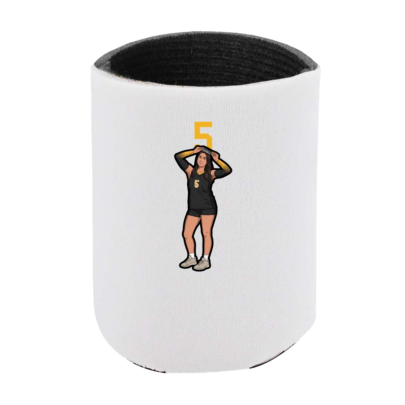 Can Holder — Number Top in White