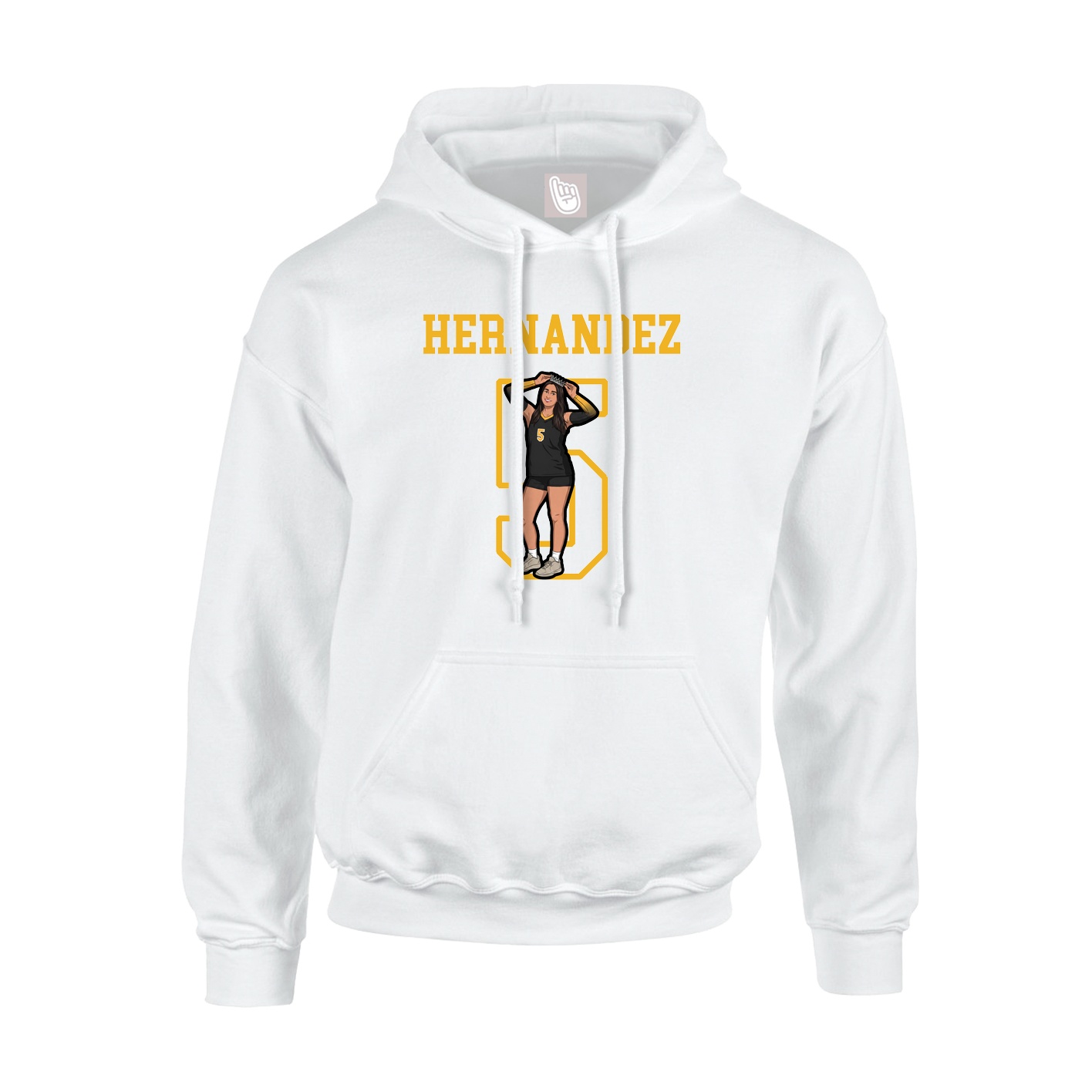 Youth Hoodie — Shirsey in White