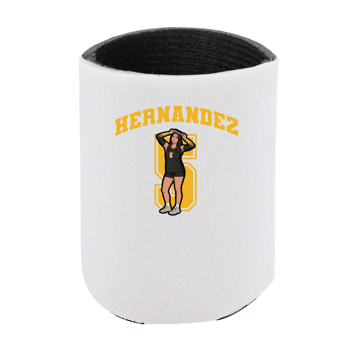Can Holder — Number in White