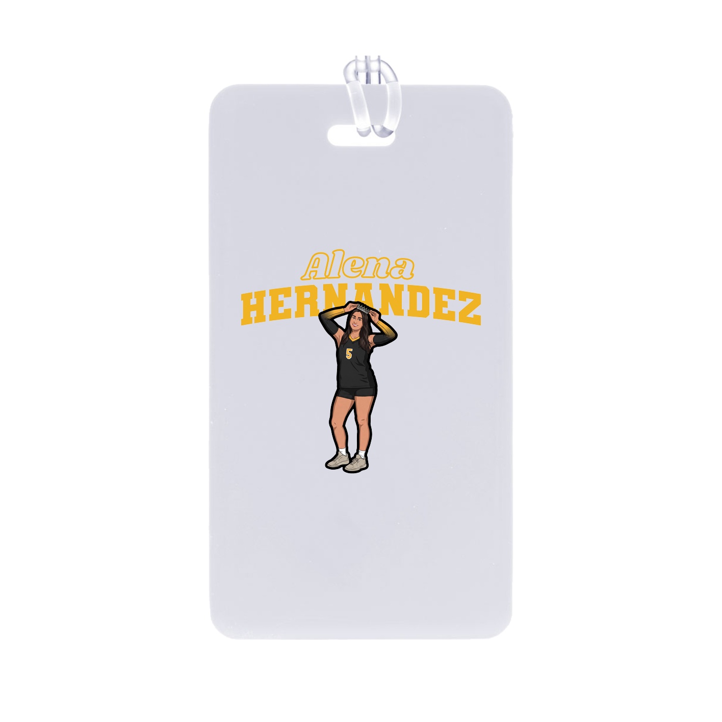 Bag Tag — Name Arch in Classic