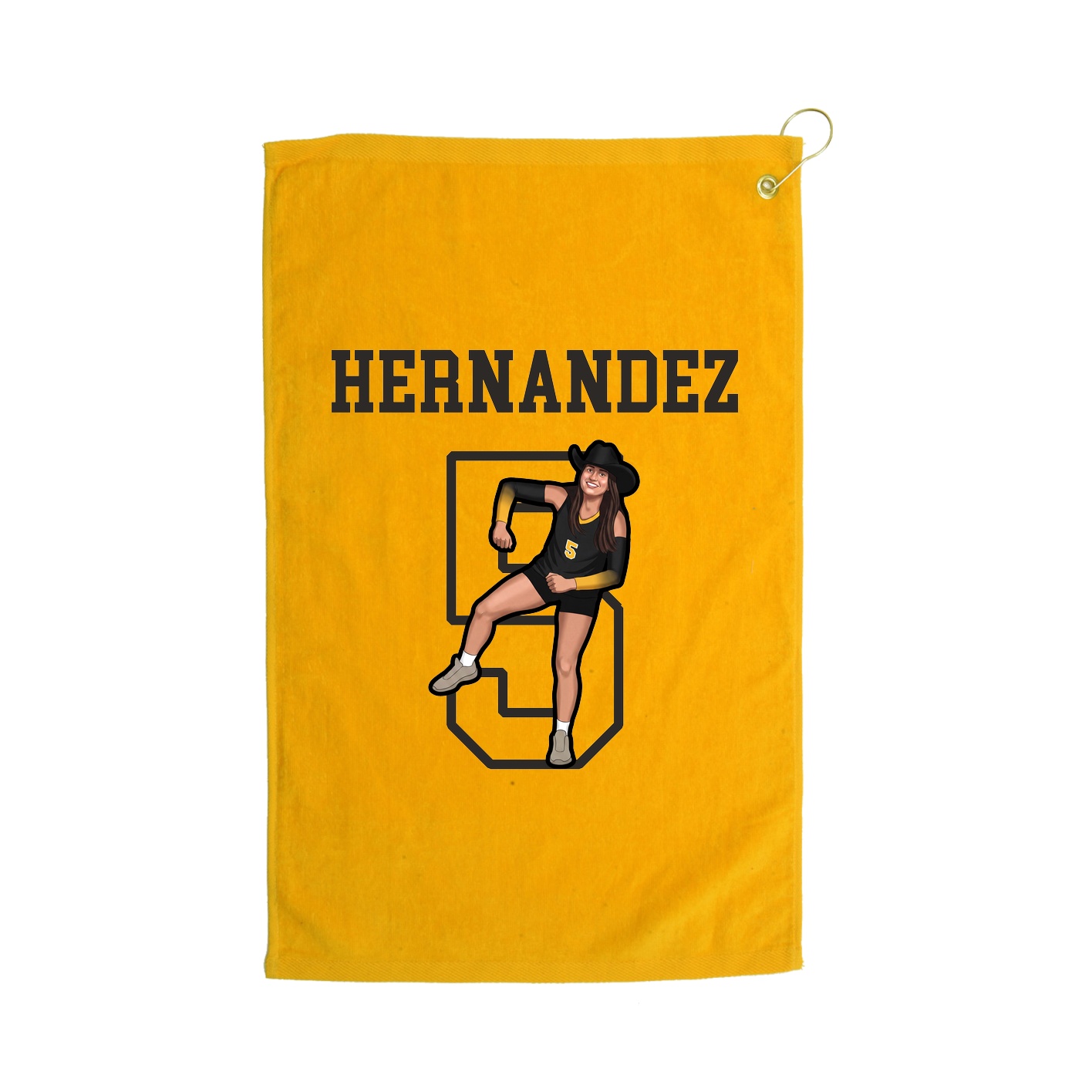Golf Towel — Shirsey in Gold