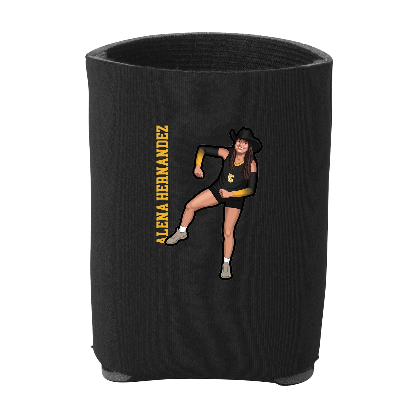 Can Holder — Name Vertical in Black