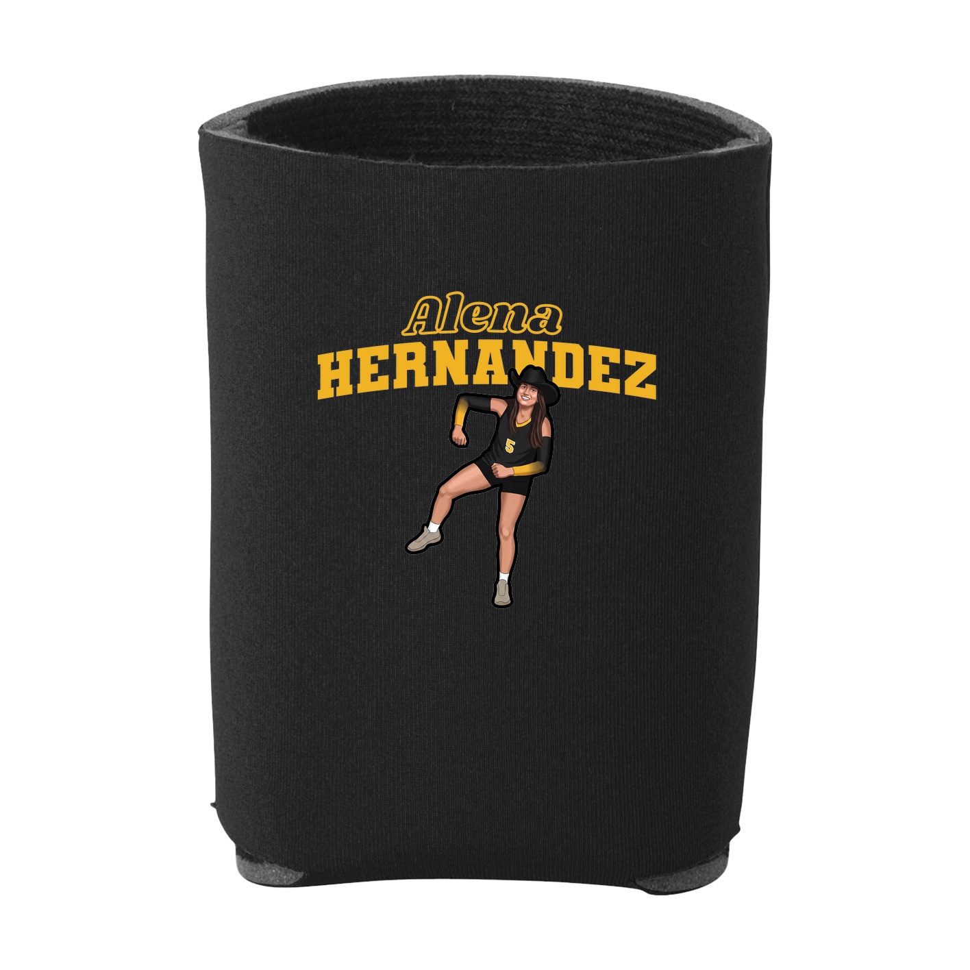 Can Holder — Name Arch in Black