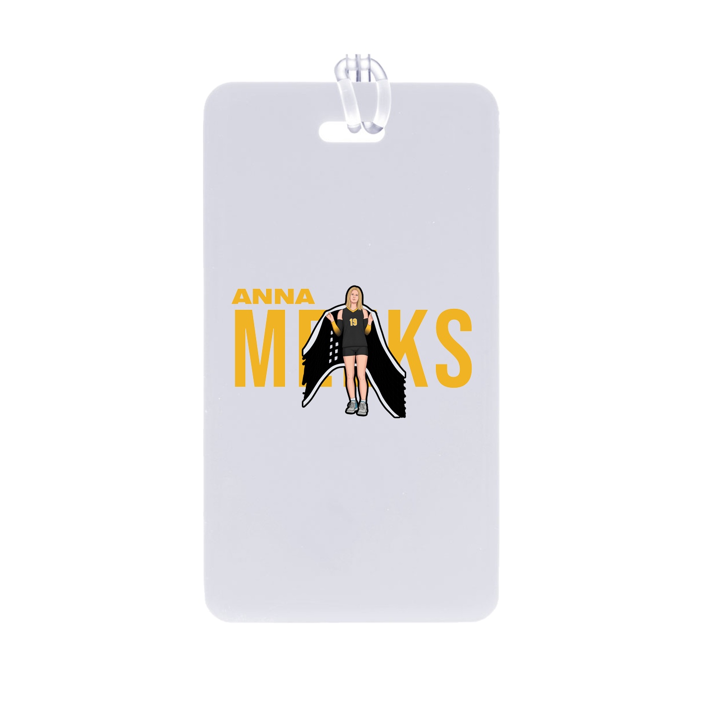 Bag Tag — Player Name in Classic