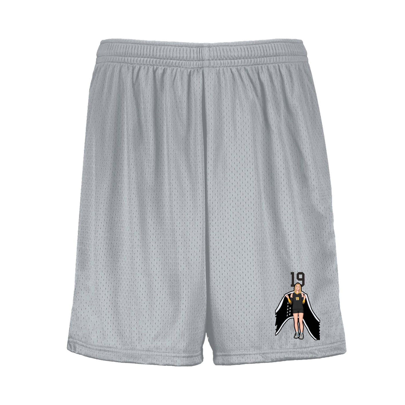 Shorts — Number Top in Silver