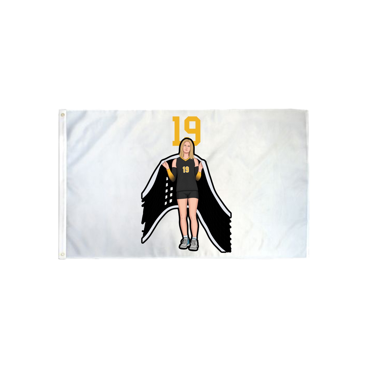 3x5 Flag — Number Top in Classic