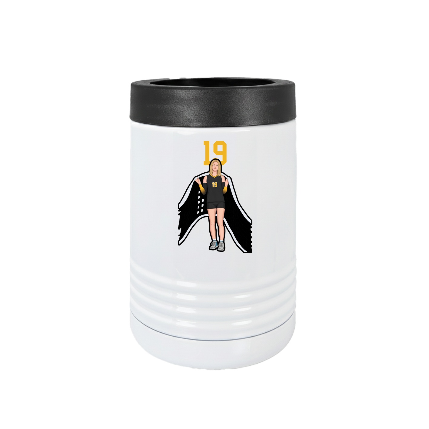 Beverage Holder — Number Top in White